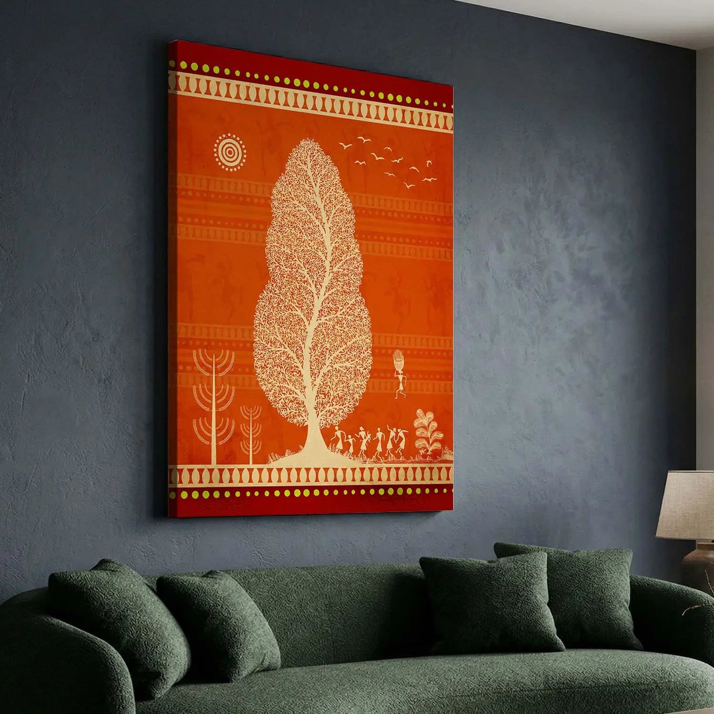 Warli Wall Art For Home Décor Canvas Painting Wall Décor