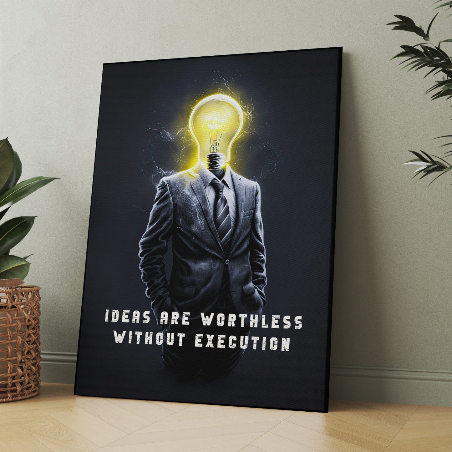 Motivational Quote Canvas Arts for Home Office Study Room Living Room Wall Decor-Kotart