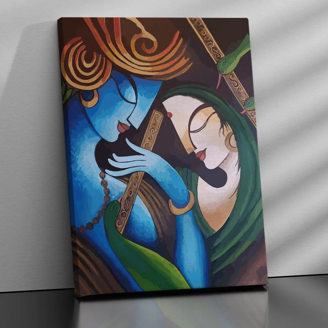 Canvas Living Room Modern Art Radha Krishna Painting canvas-living-room-modern-art-radha-krishna-painting
