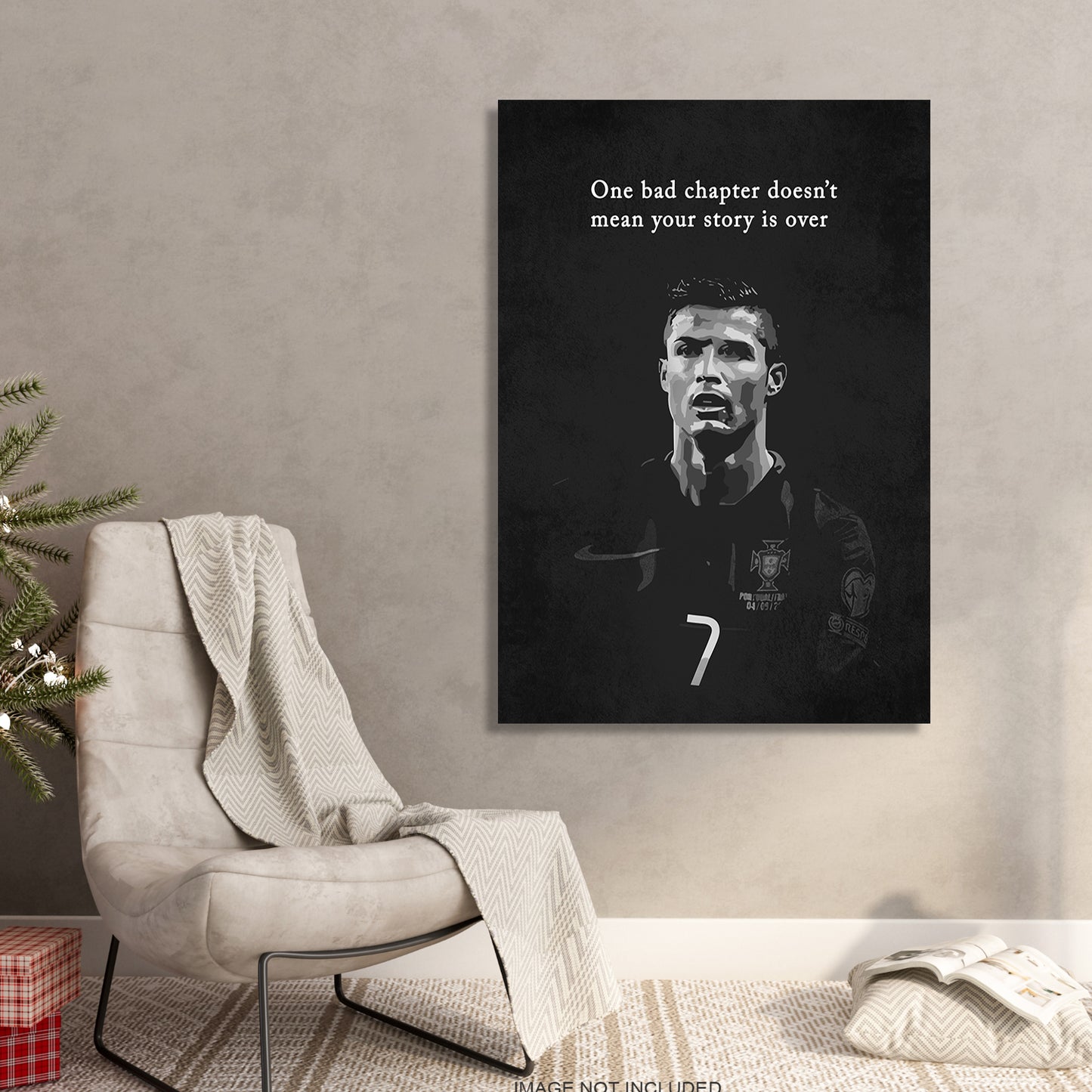 Ronaldo Canvas Art Print for Ronaldo and Football Fans