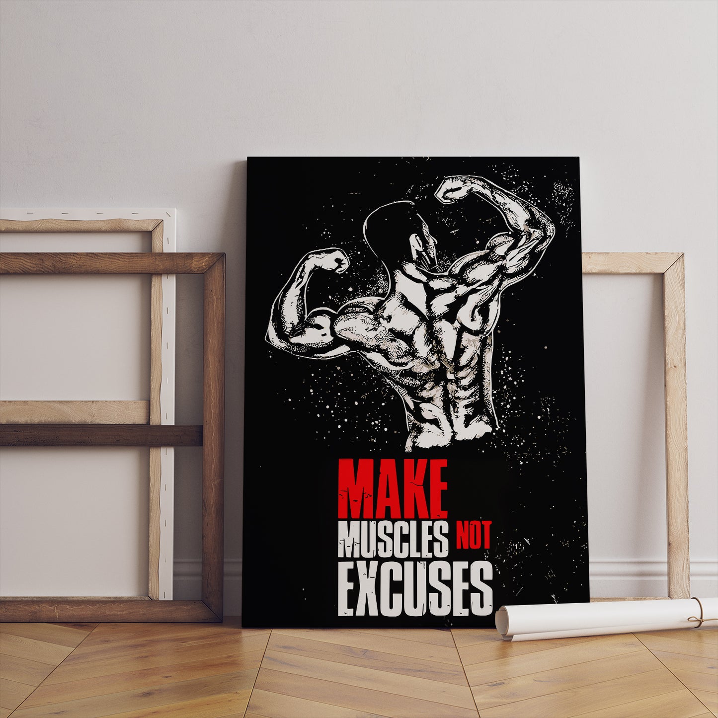 Motivational Quotes Canvas Art Print for Gym , Bed Room Wall Decor