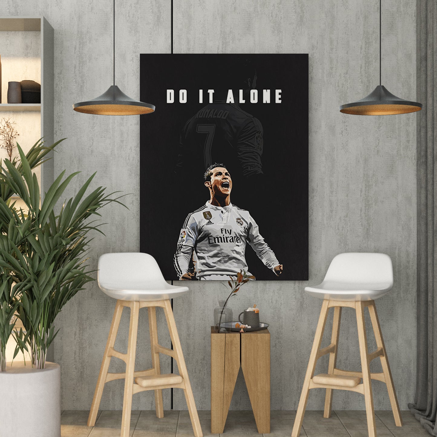 Ronaldo Canvas Art Print - Motivational Wall Art