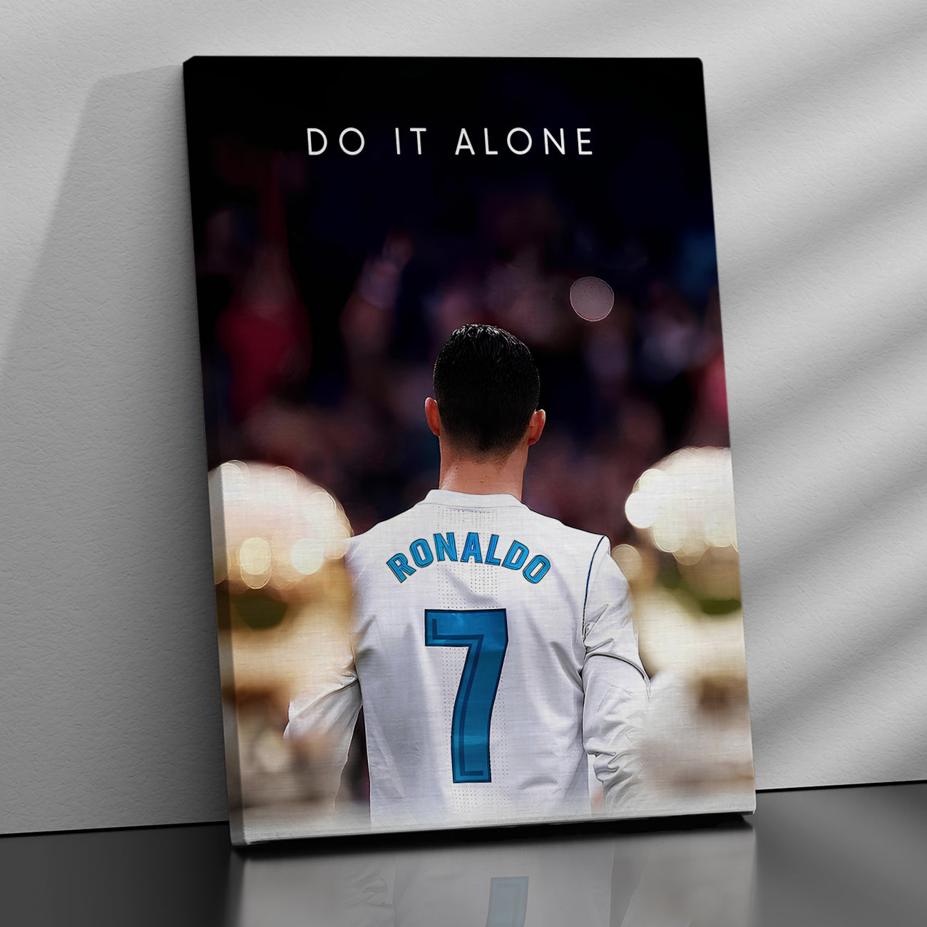 Cristiano Ronaldo Canvas Art Print : Football Legend's Motivational Ar