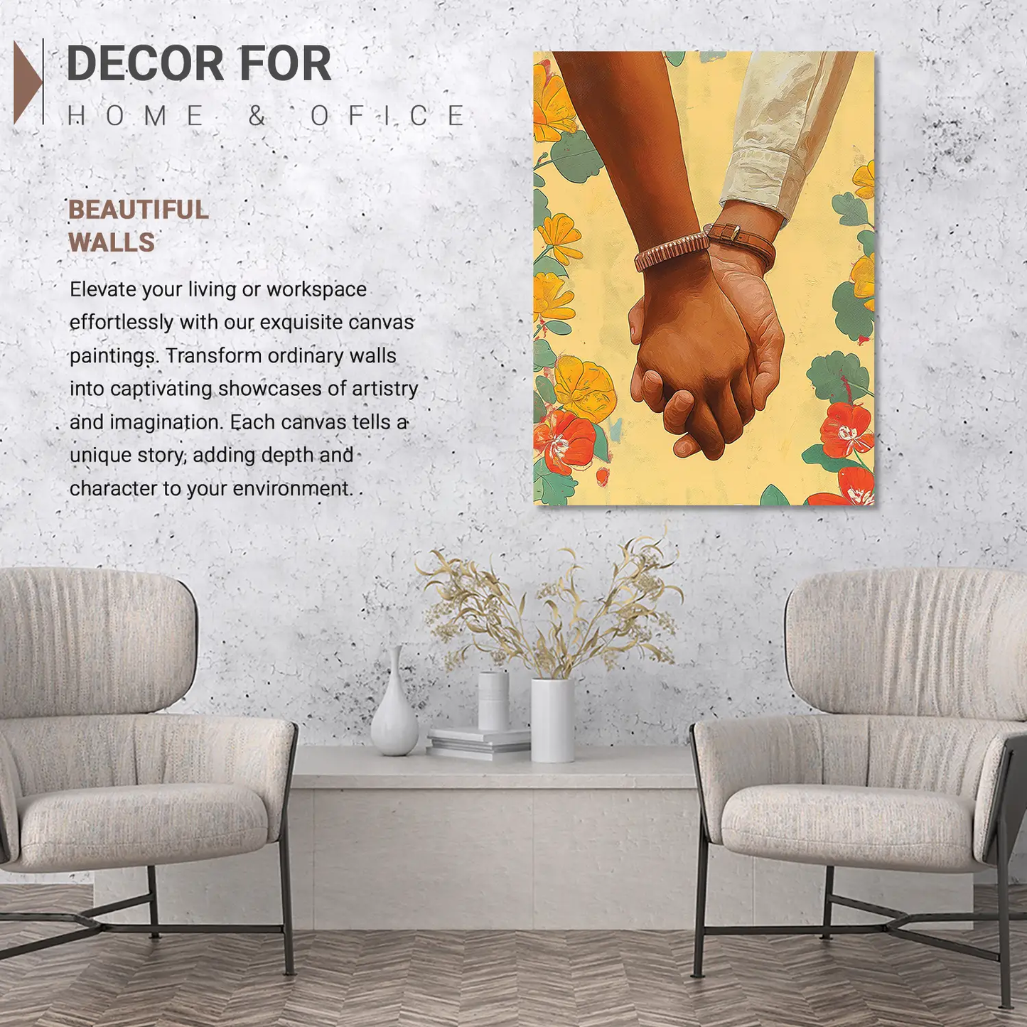 Couple Wall Canvas For Home Decor
