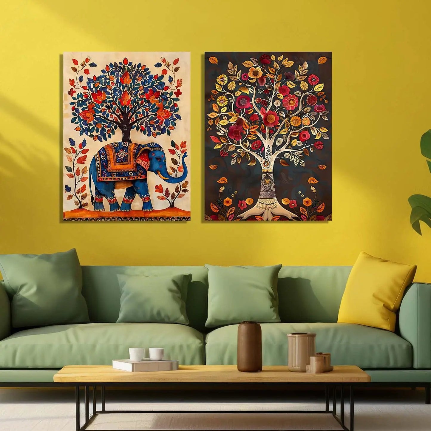 Kalamkari Art Canvas Prints For Home Decor Wall Decor