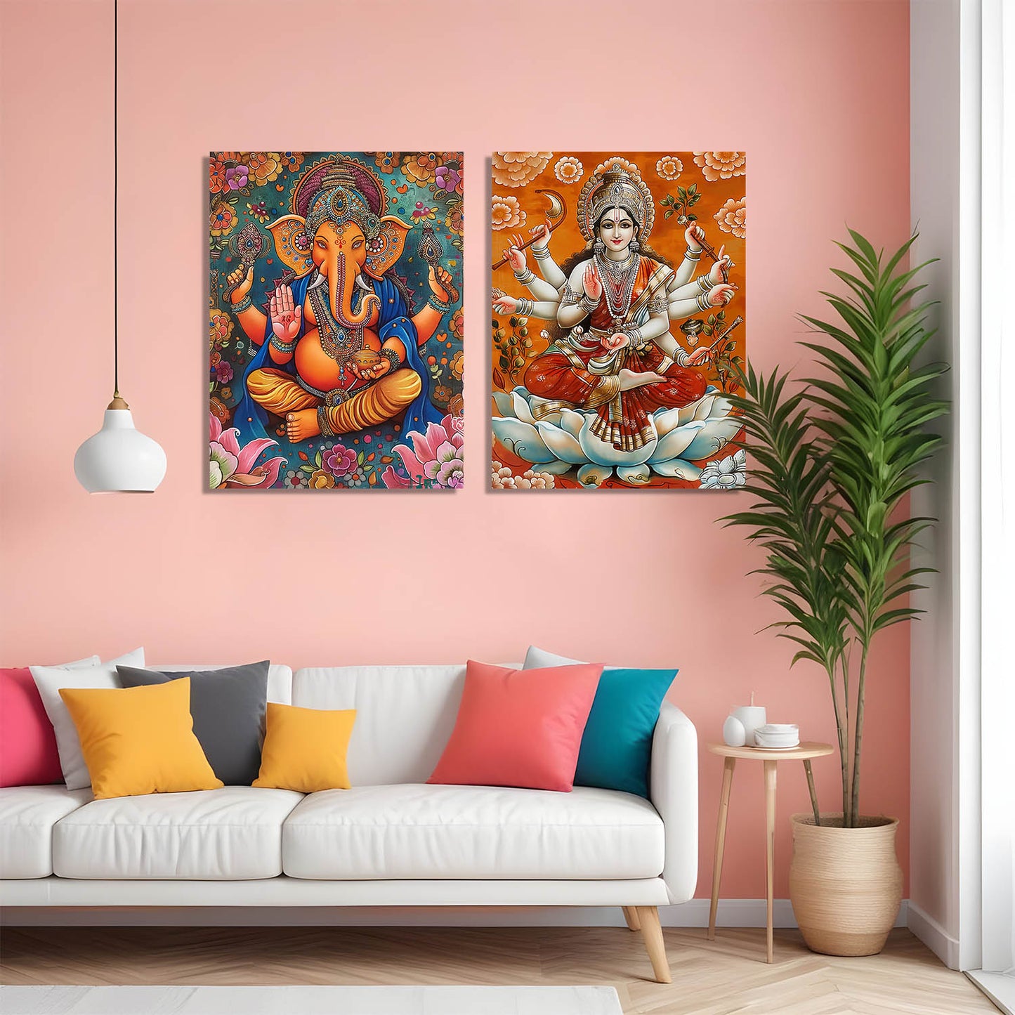 Kerala Mural Art Canvas Prints For Home Decor Wall Decor