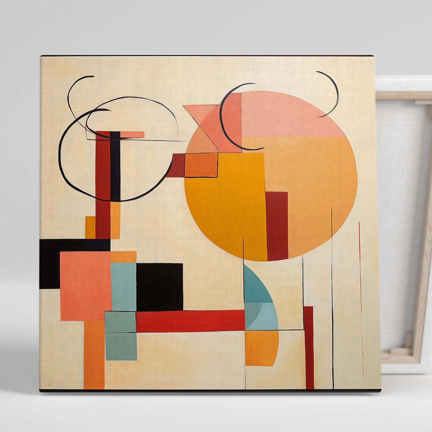 Modern Abstract Art Canvas Print for Living Room Bedroom Home and Office Wall Decor