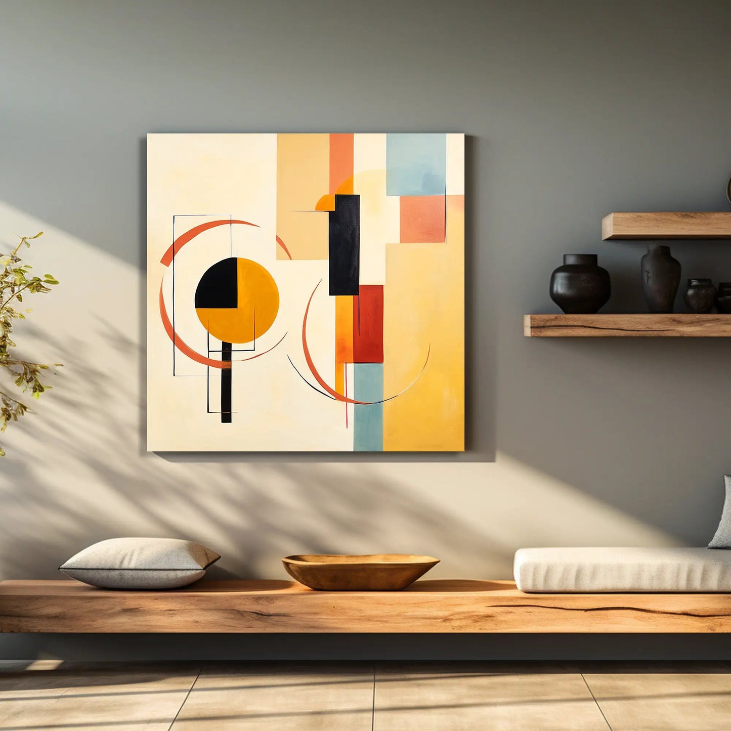 Modern Abstract Art Canvas Print for Living Room Bedroom Home and Office Wall Decor