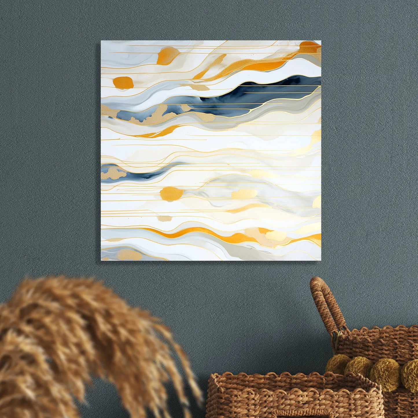 Modern Abstract Art Canvas Print for Living Room Bedroom Home and Office Wall Decor