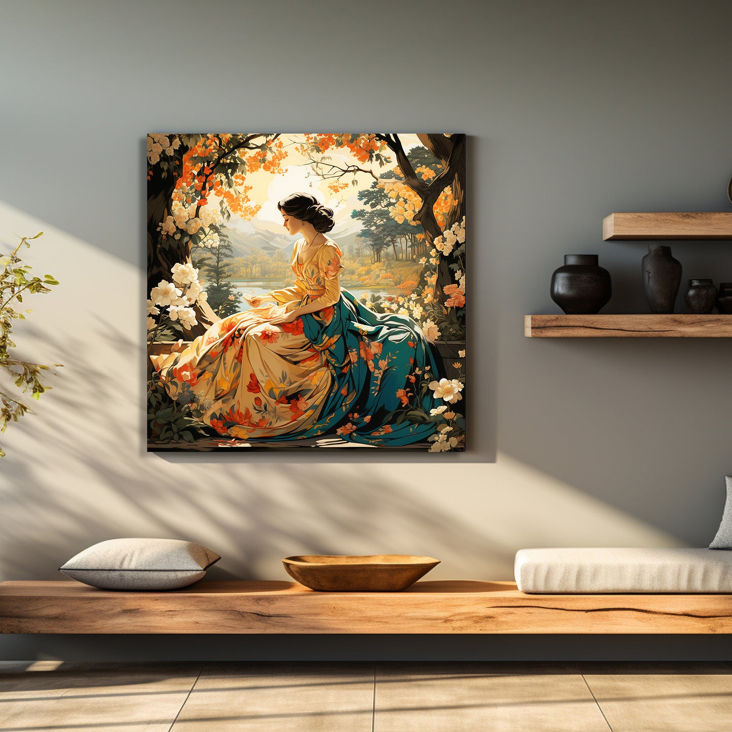Modern Art Canvas Print for Living Room Bedroom Home and Office Wall Decor