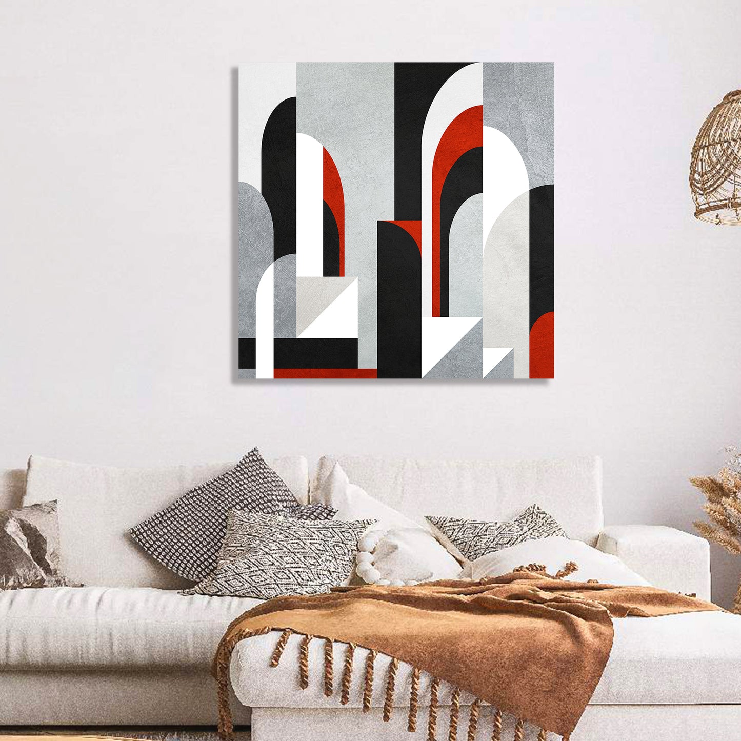 Vibrant Modern Art Canvas Print for Living Room Bedroom Home and Office Wall Decor