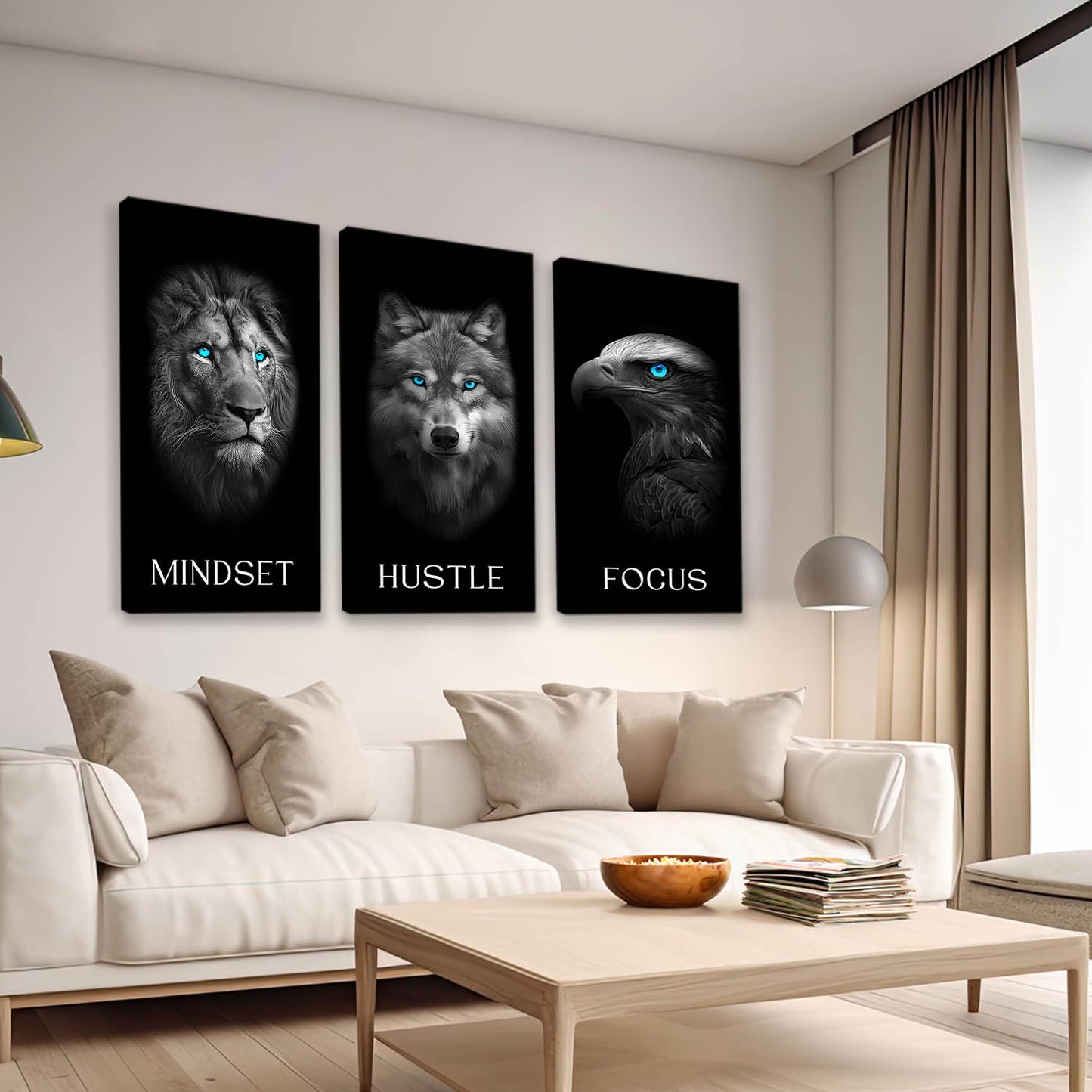 Motivational Canvas Art Print Set