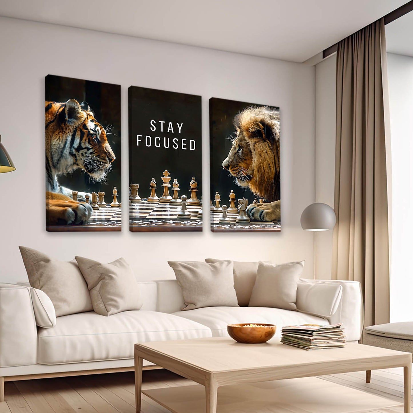 Motivational Canvas Art Print Set