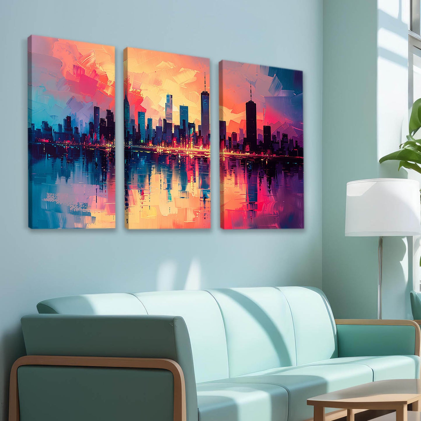 Modern Art Canvas Art Print Set For Home Décor