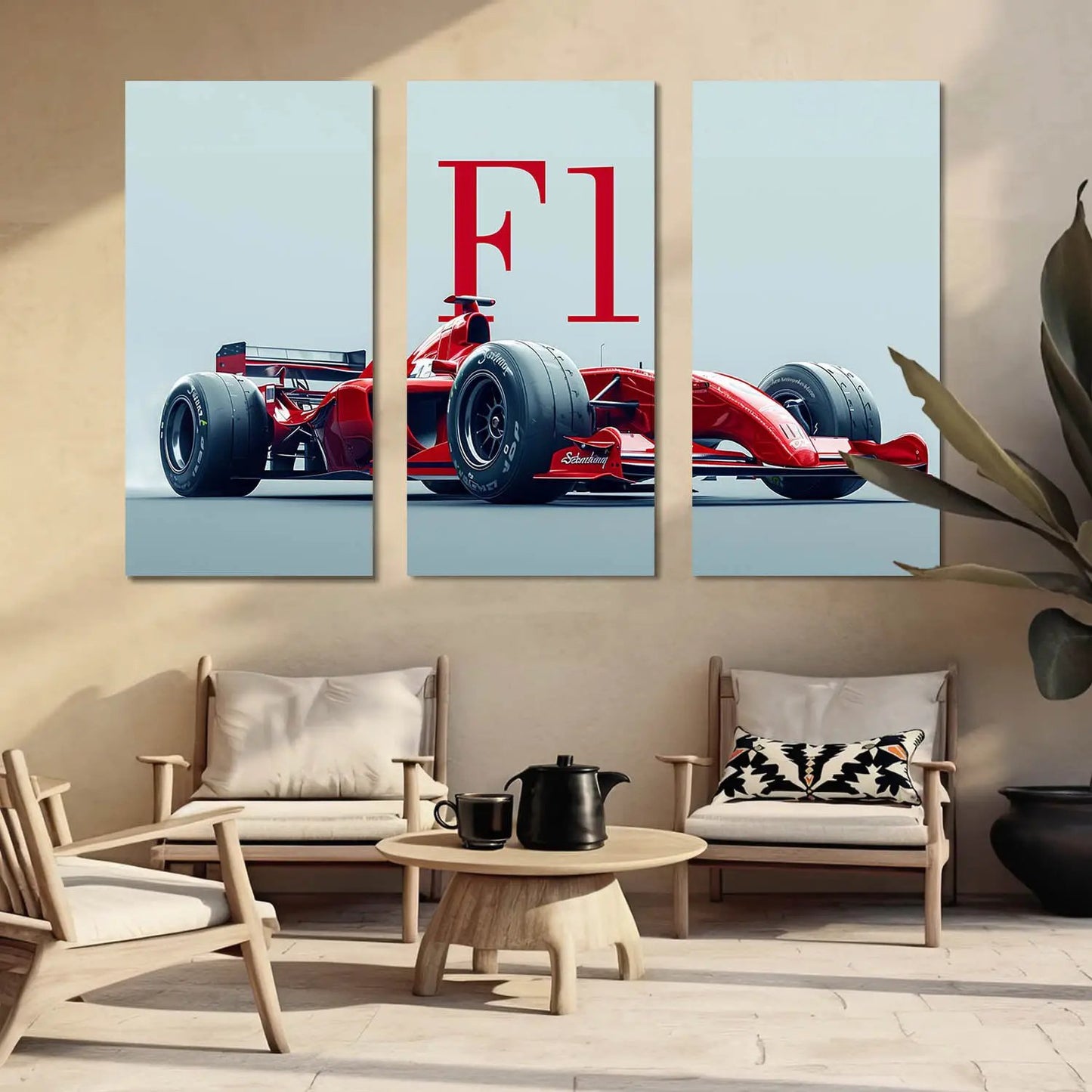 Formula 1 Car Wall Canvas For Home Décor And Living Room