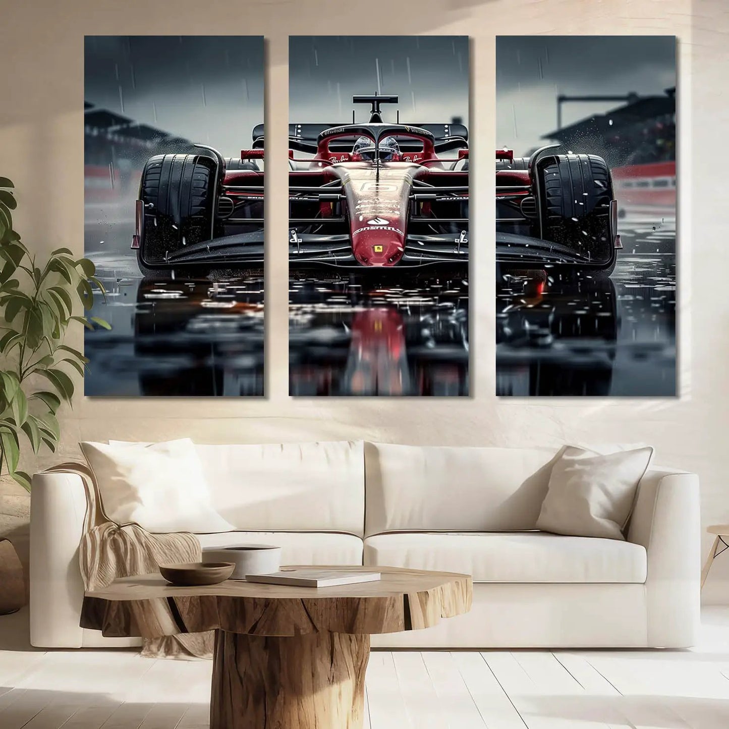 Formula 1 Car Wall Canvas For Home Décor And Living Room