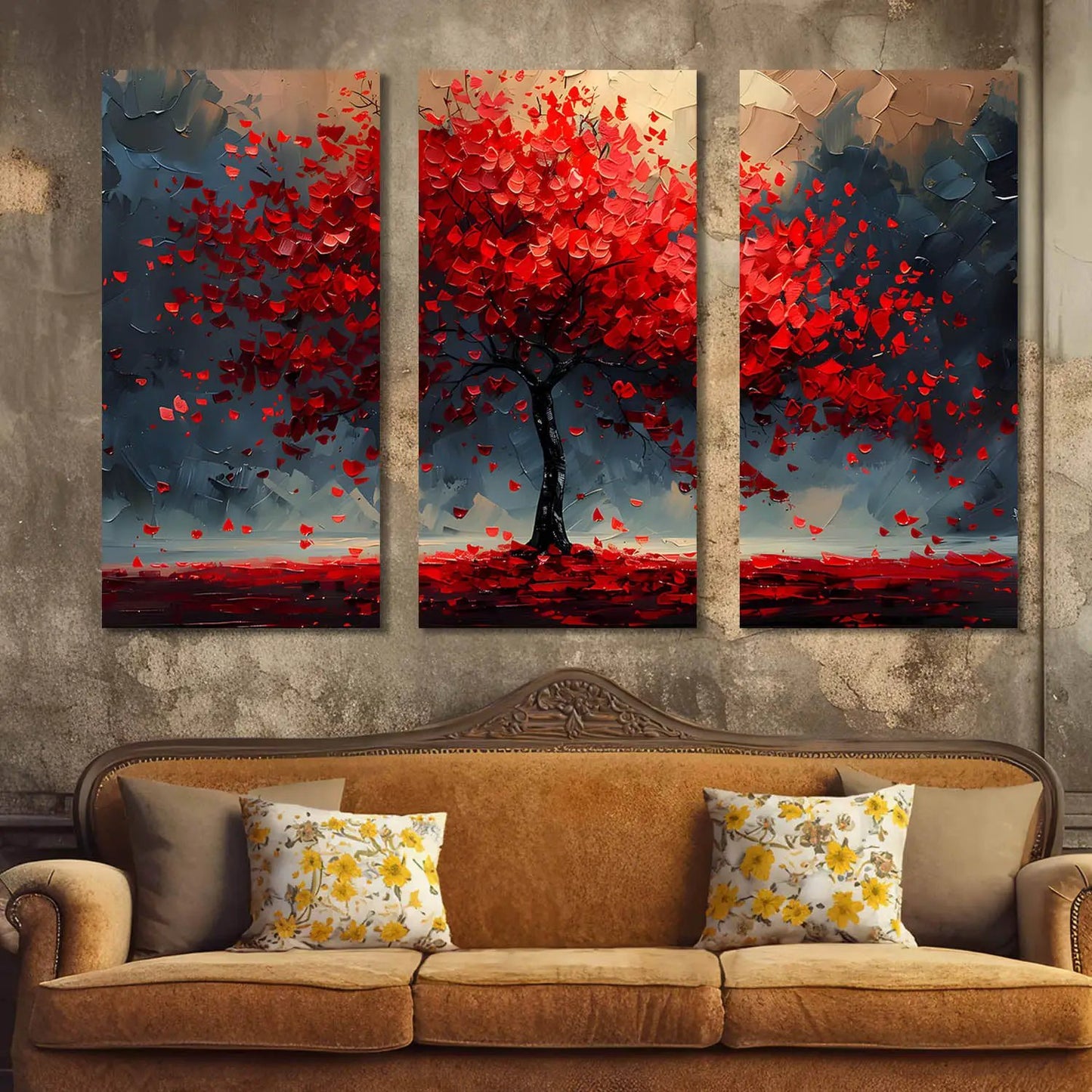 Abstract Tree Canvas Art Print Wall Print for Living Room Wall Decoration