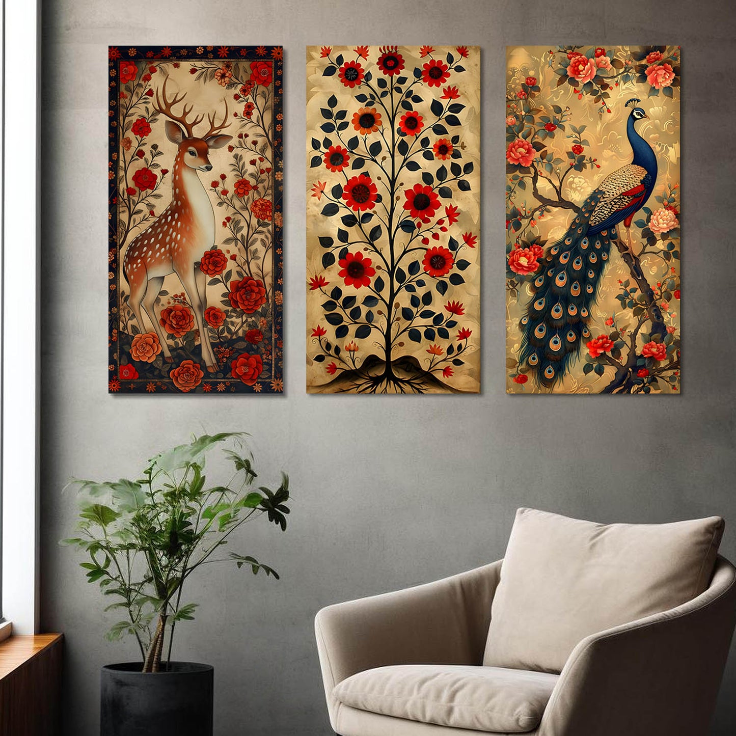 Traditional Canvas Art Print Wall Print for Living Room Wall Decoration