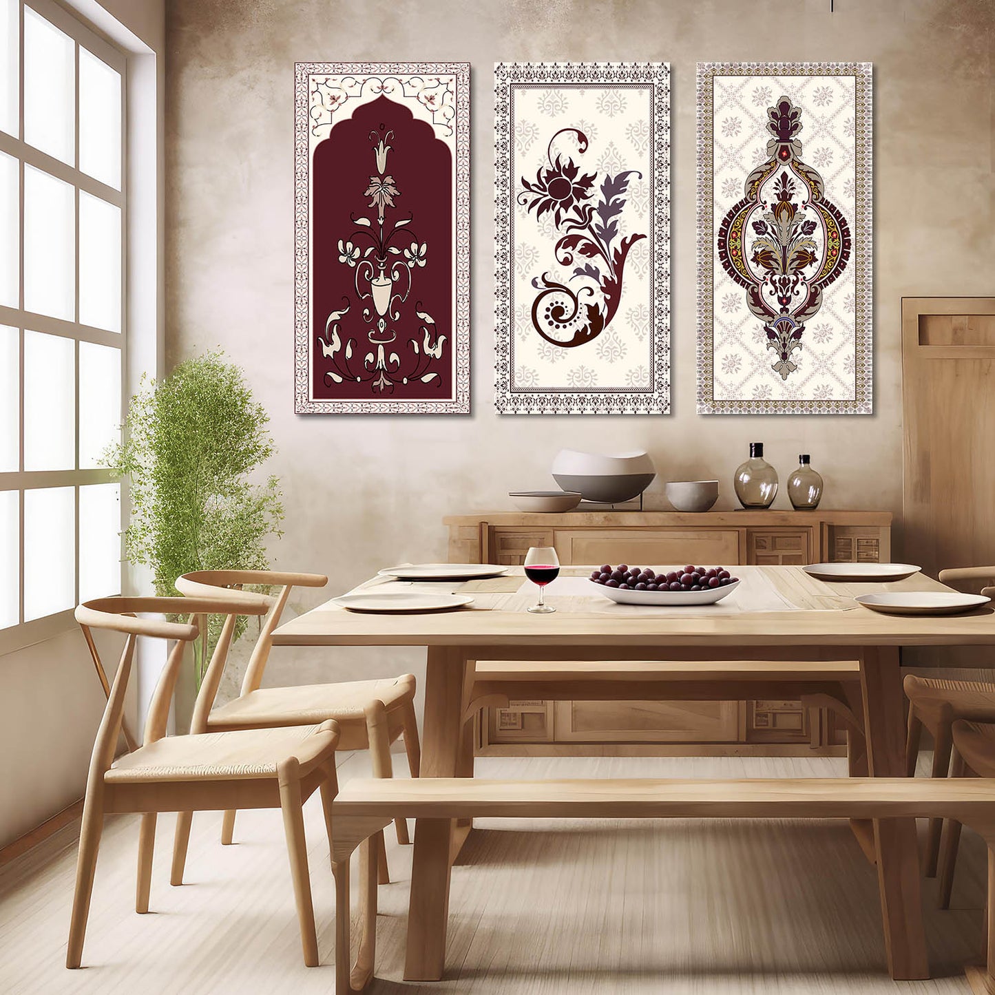 Traditional Wall Art Canvas, Wall Print for Living Room Wall Decoration