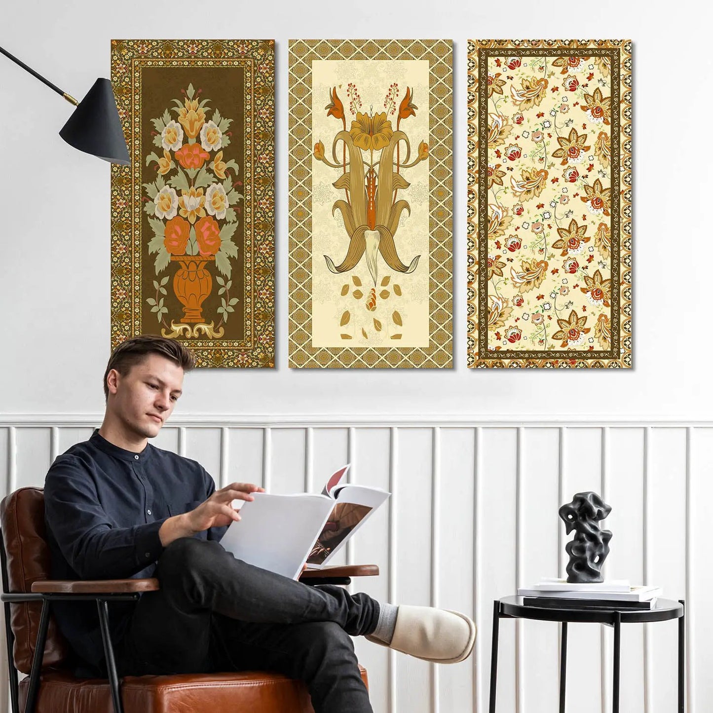 Traditional Wall Art Canvas, Wall Print for Living Room Wall Decoration