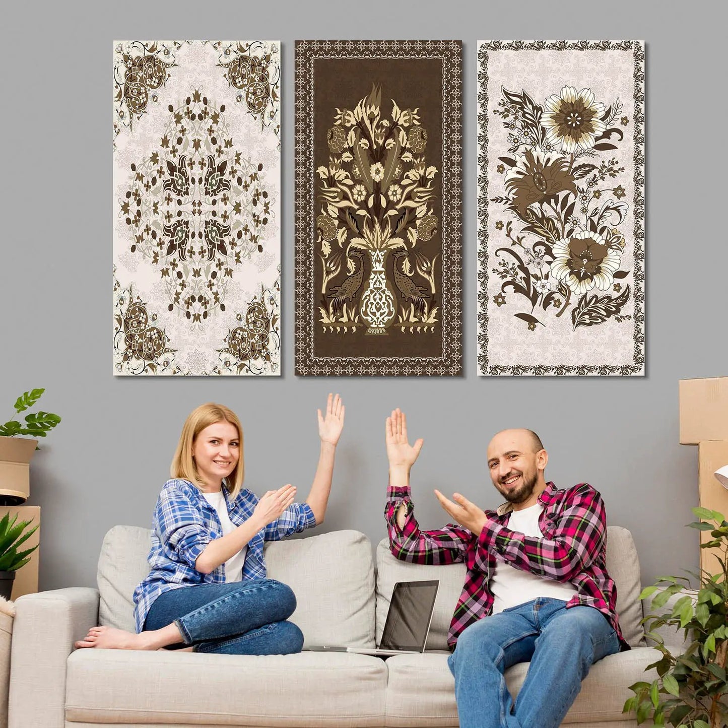 Traditional Wall Art Canvas, Wall Print for Living Room Wall Decoration