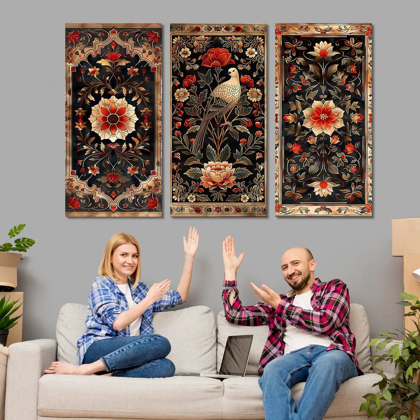 Traditional Wall Art Canvas, Wall Print for Living Room Wall Decoration