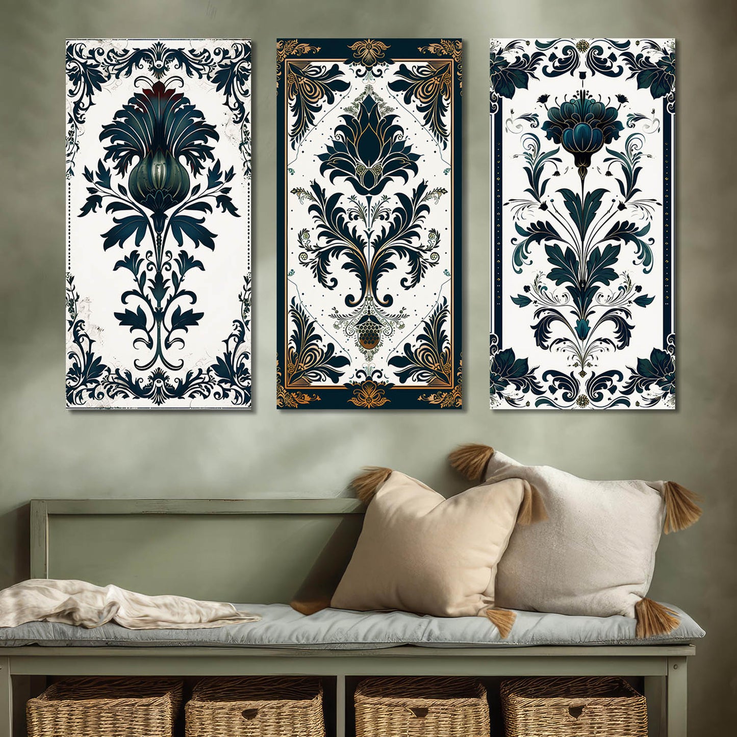 Traditional Wall Art Canvas, Wall Print for Living Room Wall Decoration