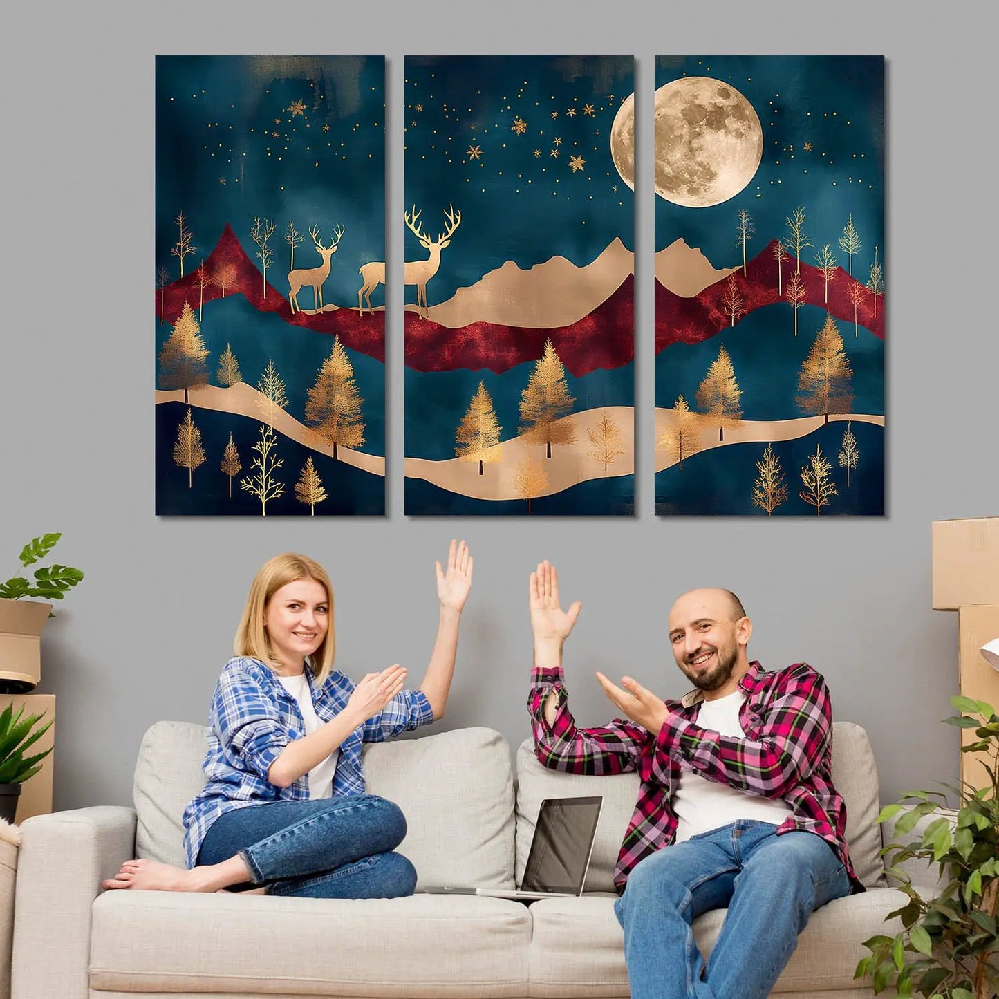 Modern Wall Art Canvas, Wall Print for Living Room Wall Decoration