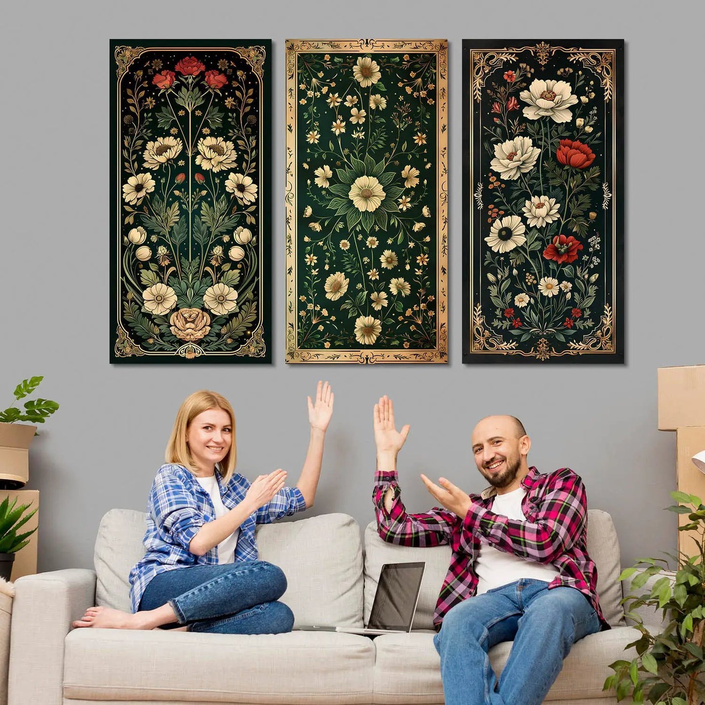 Traditional Wall Art Canvas, Wall Print for Living Room Wall Decoration