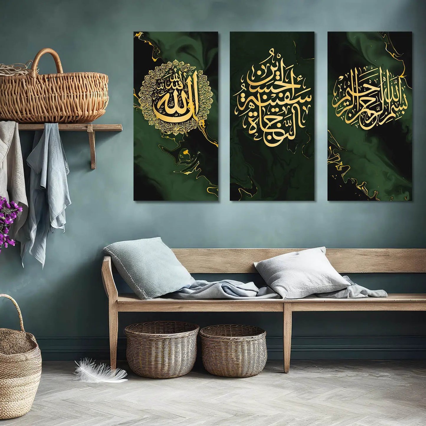 Islamic Wall Art Canvas, Wall Print for Living Room Wall Decoration