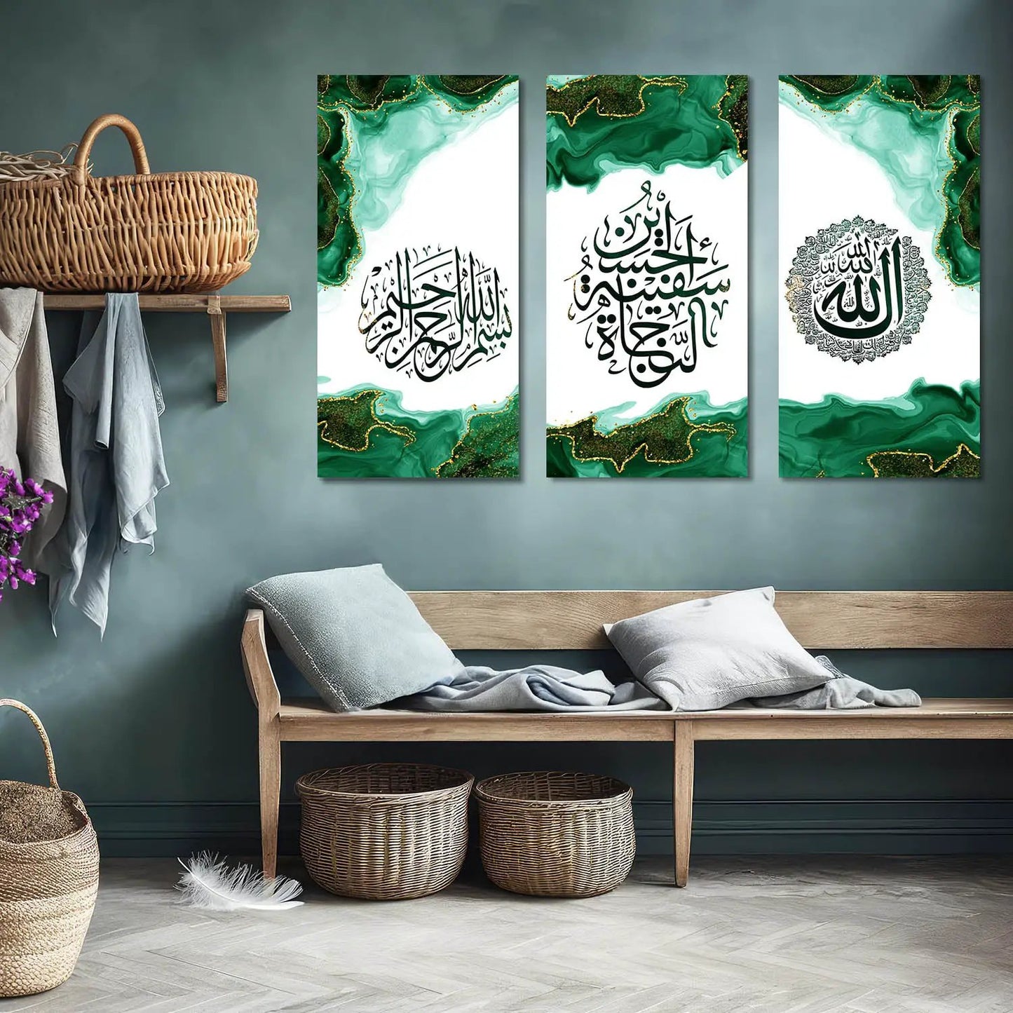Islamic Wall Art Canvas, Wall Print for Living Room Wall Decoration