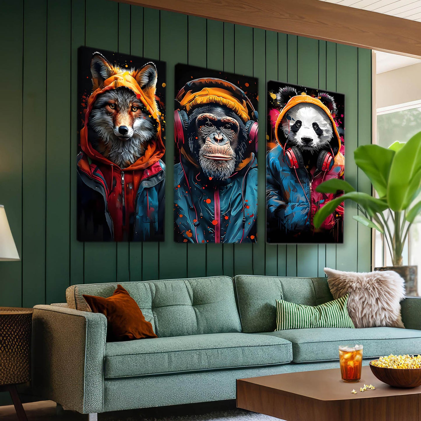 Modern Wall Art Canvas Art Print Set For Home Décor