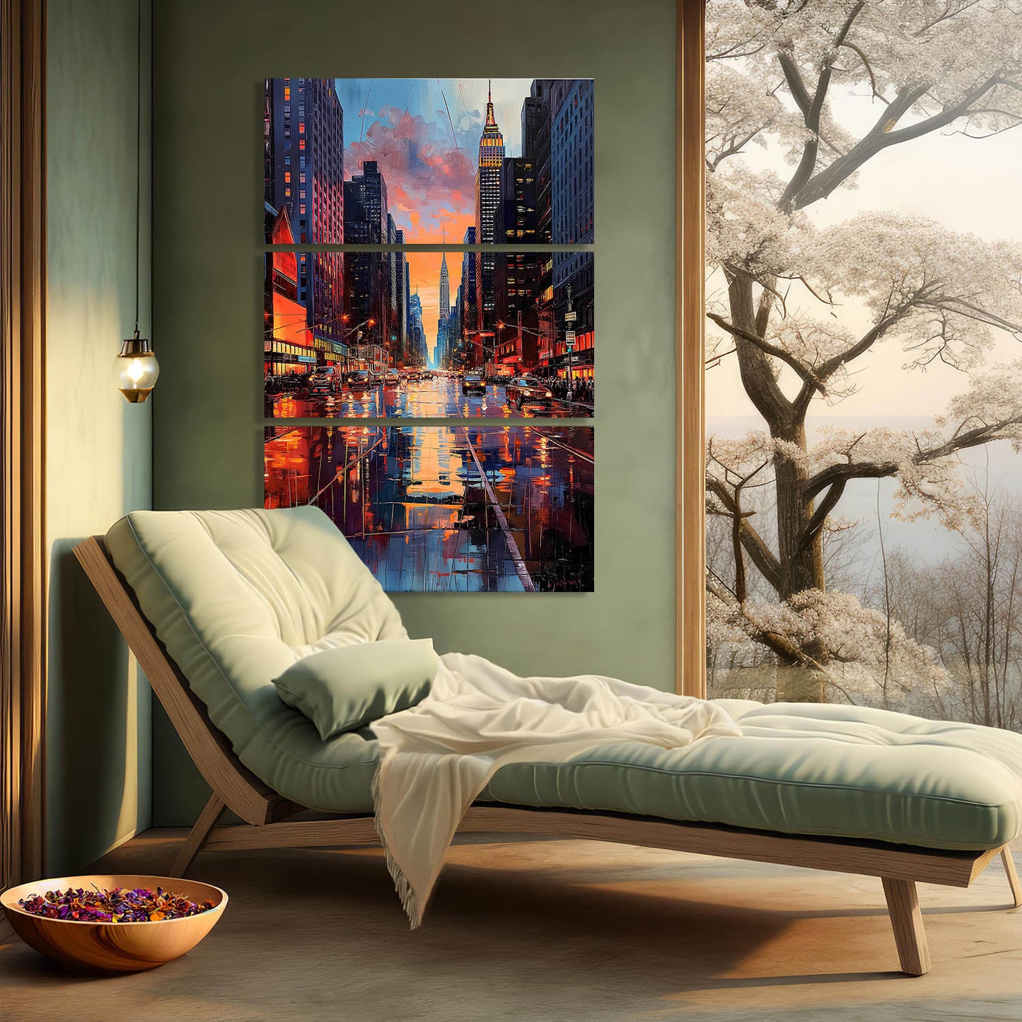 City View Wall Art Canvas For Home Décor Office Living Room