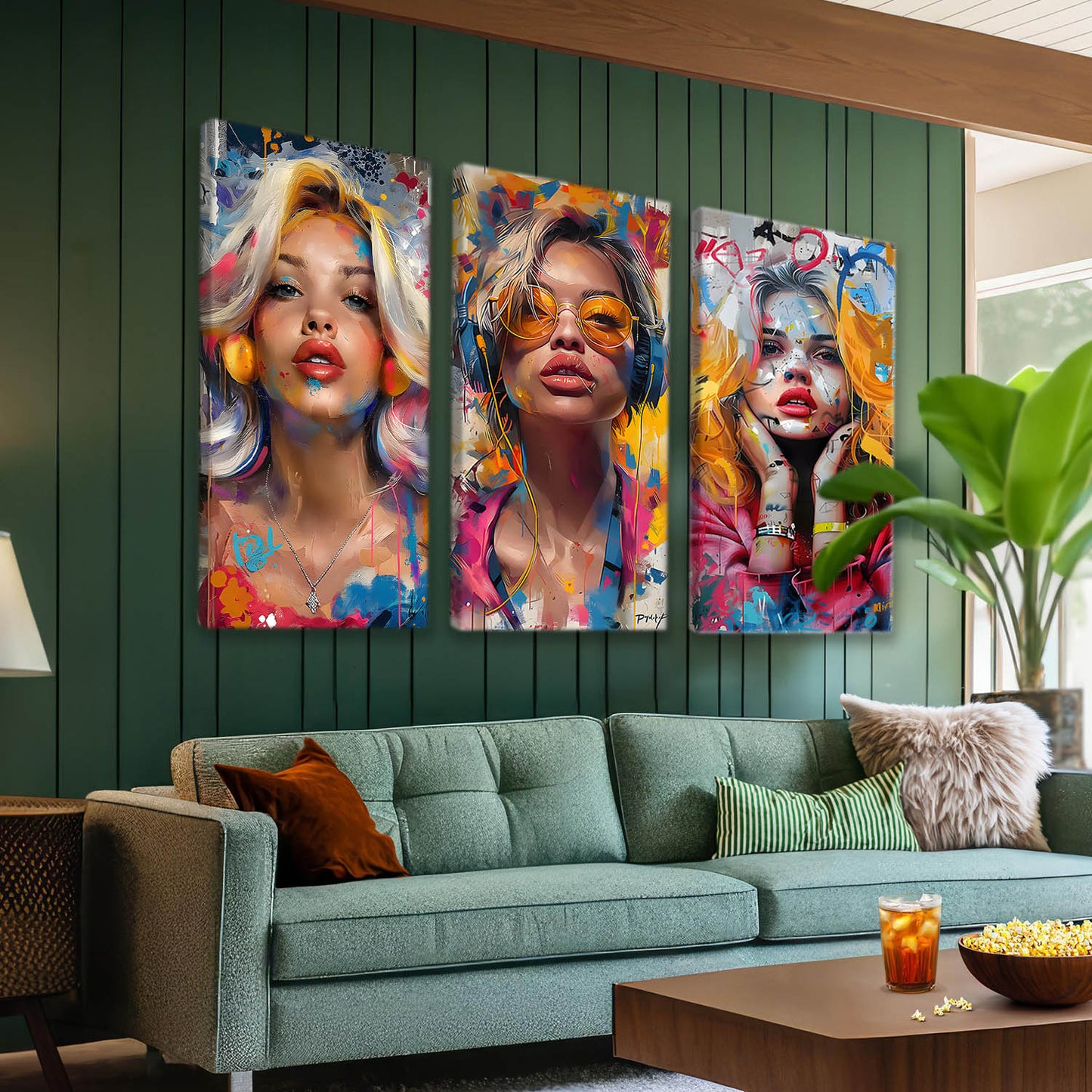 Modern Wall Art Canvas Art Print Set For Home Décor