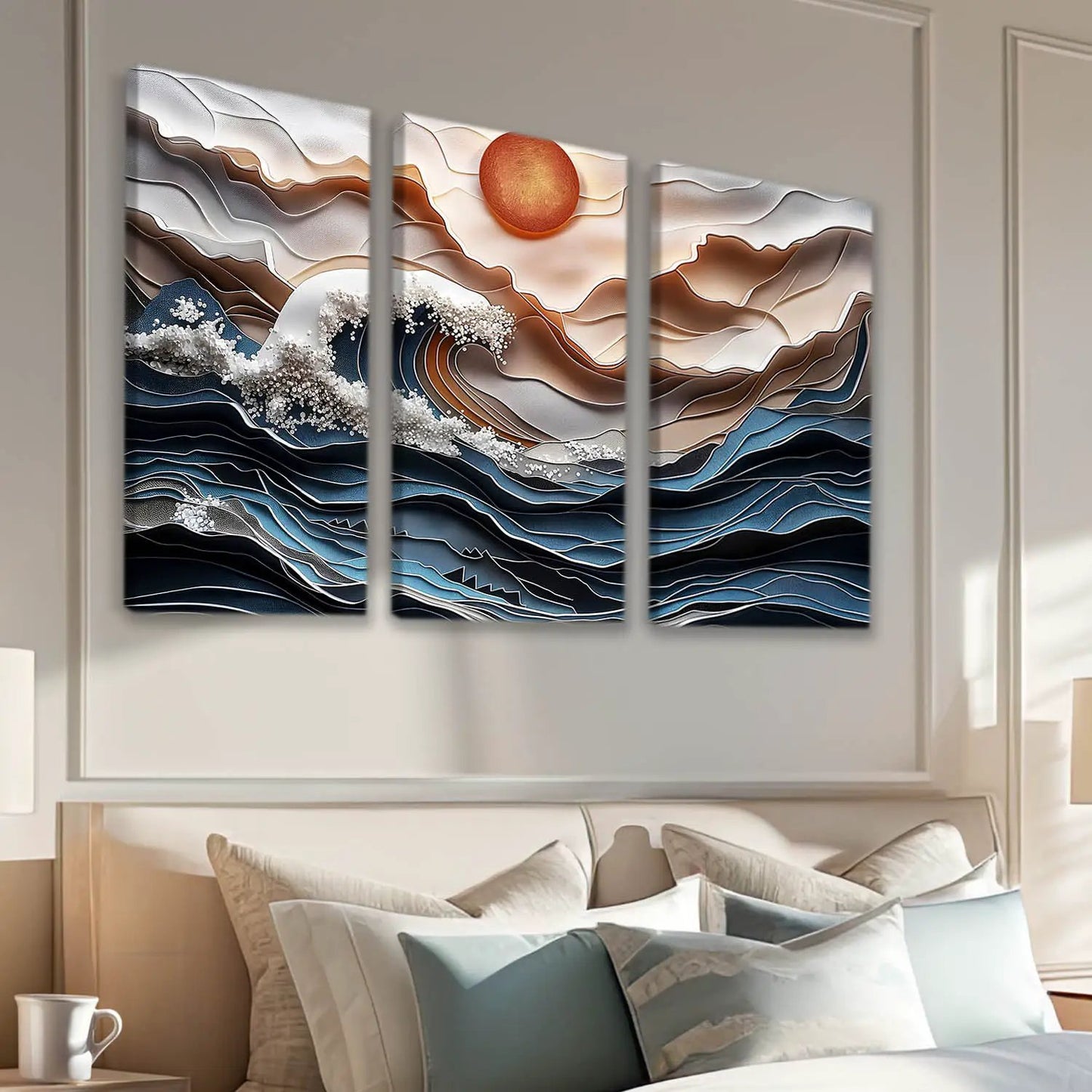 Modern Art Canvas Print For Home Décor And Living Room
