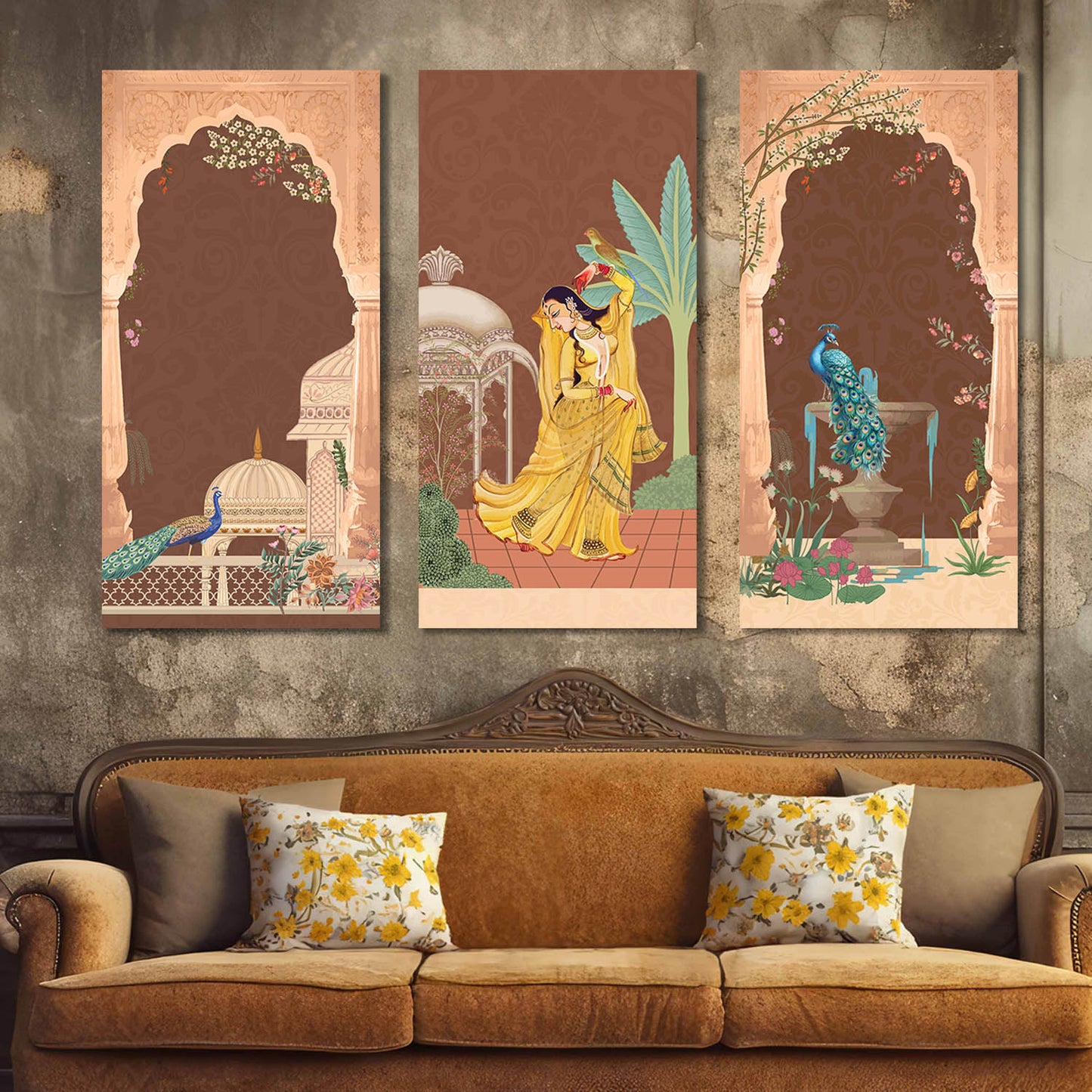 Traditional Art Wall Canvas For Home Décor And Living Room