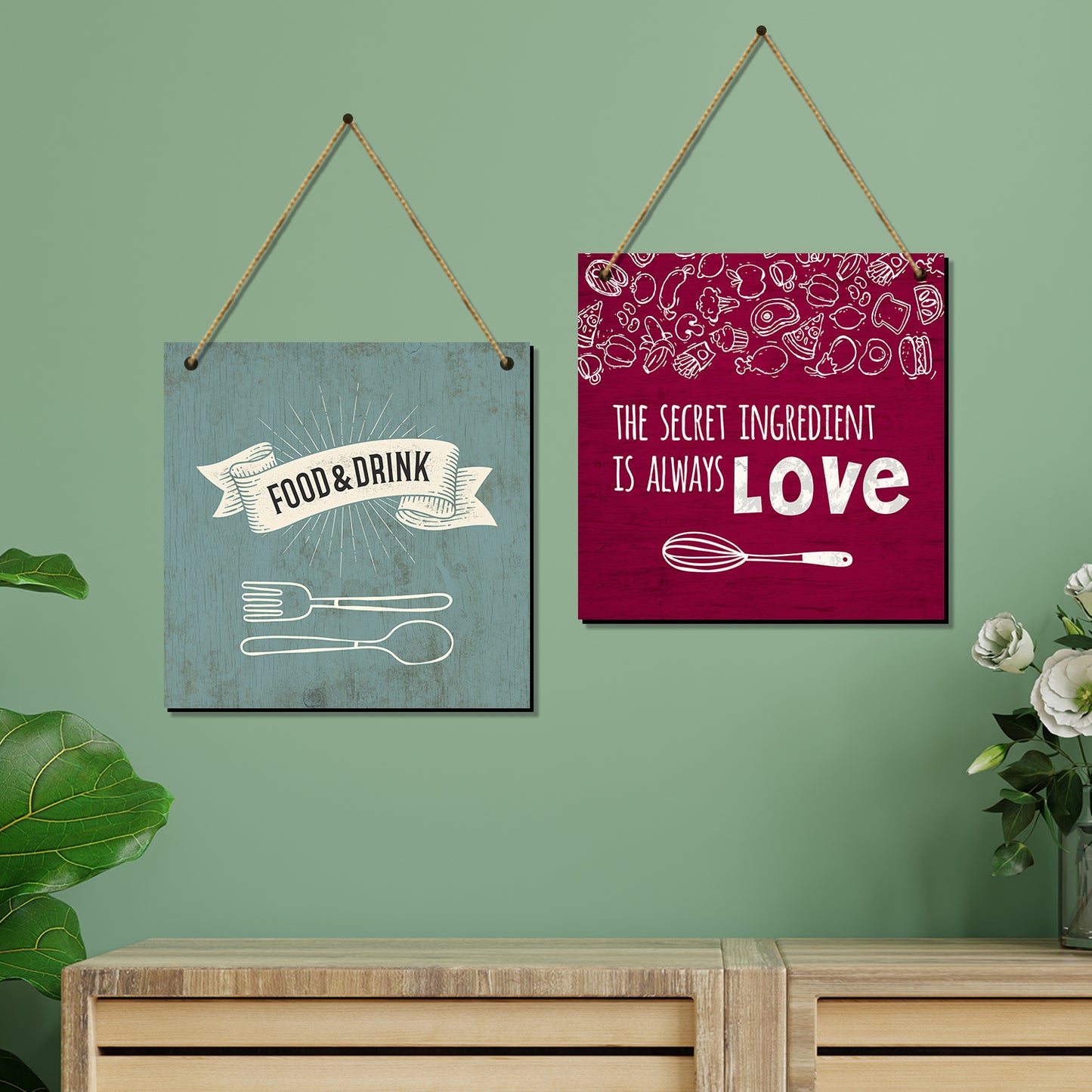 Wall Hangings for Kitchen Restaurant Cafe Wall Decor