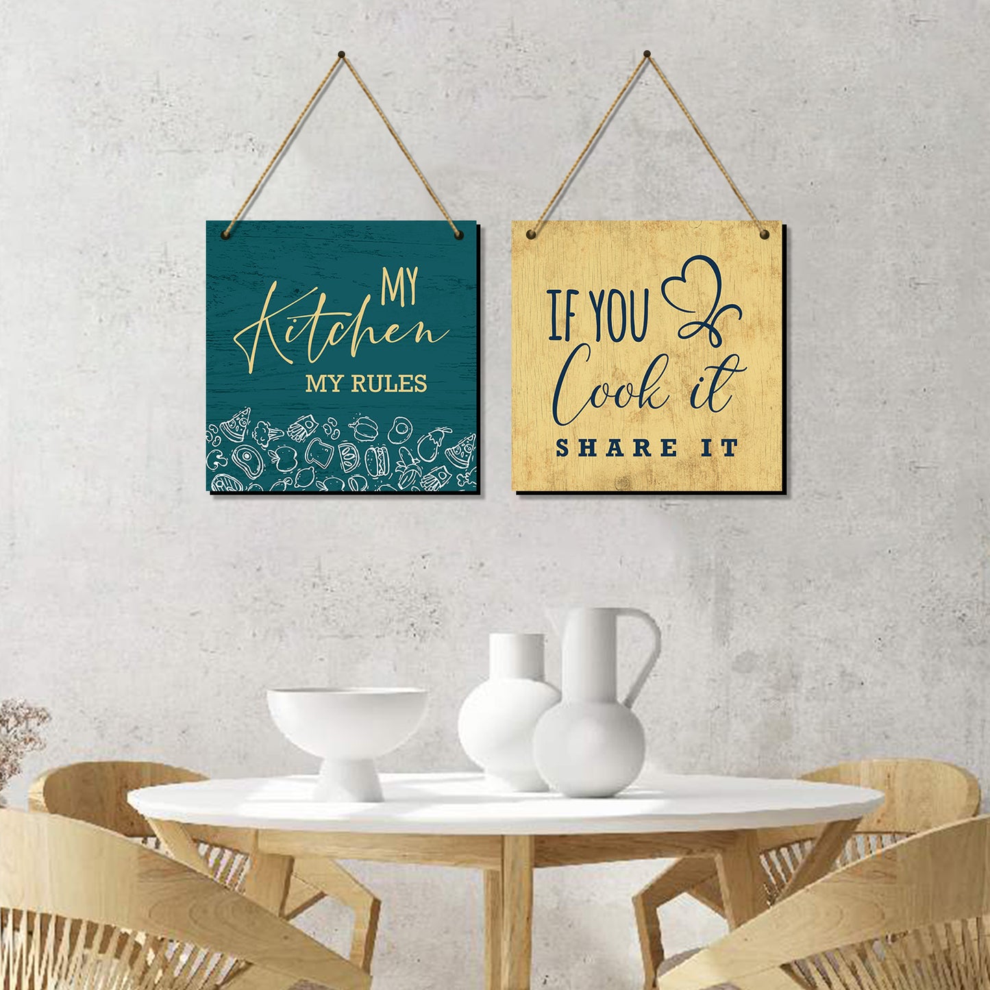 Wall Hangings for Kitchen Restaurant Cafe Wall Decor