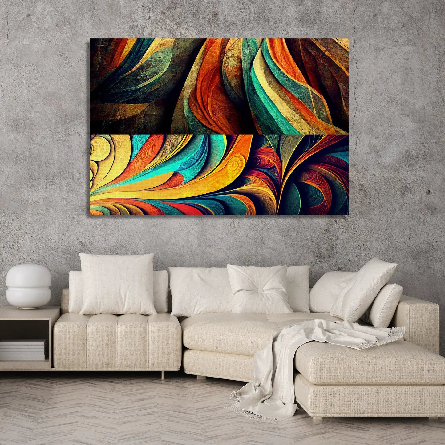 Beautiful Vibrant Colors Modern Art Painting for Home and Office Wall Decor-Kotart
