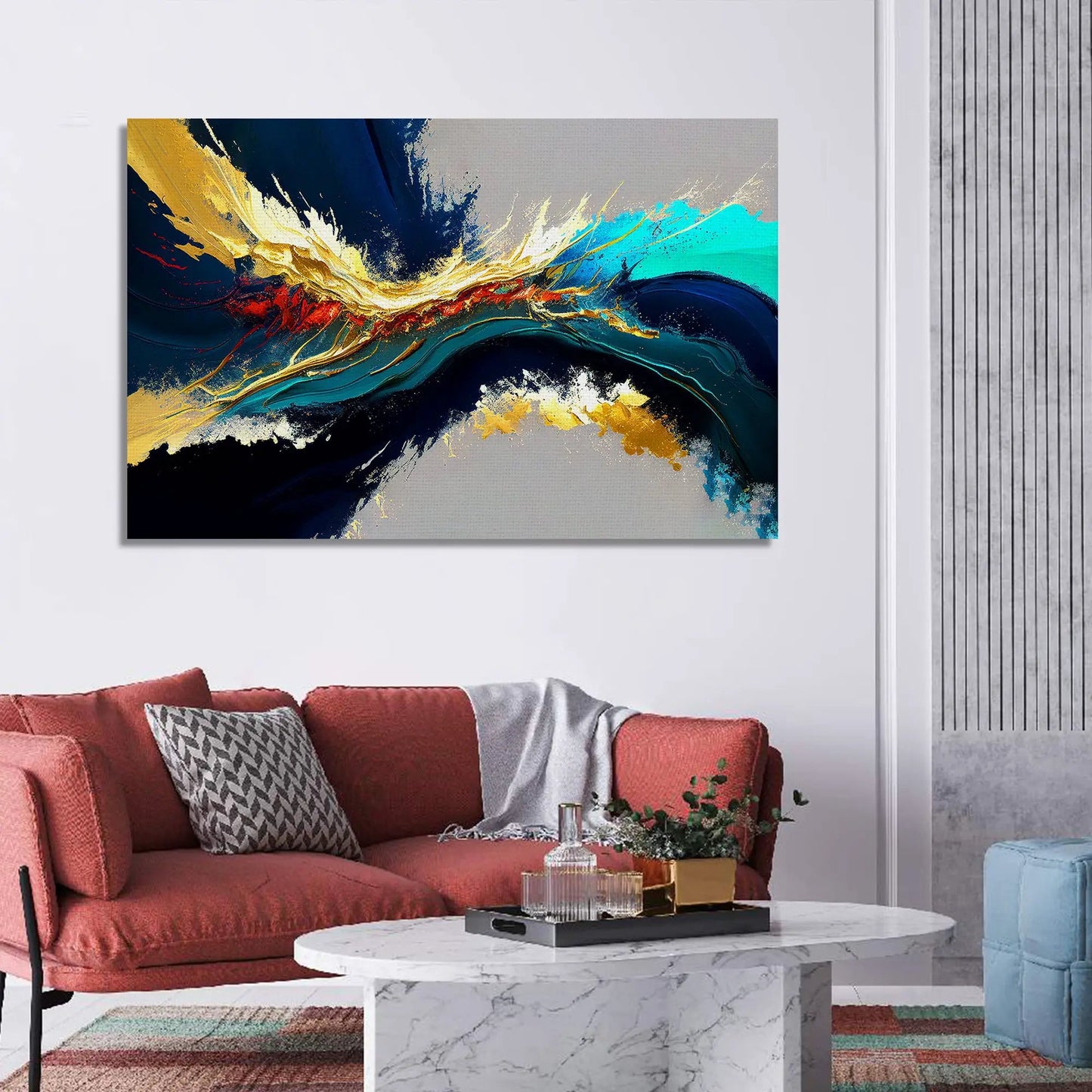 Modern Art Canvas for Wall Decor - Beautiful Abstract Art Canvas Painting-Kotart