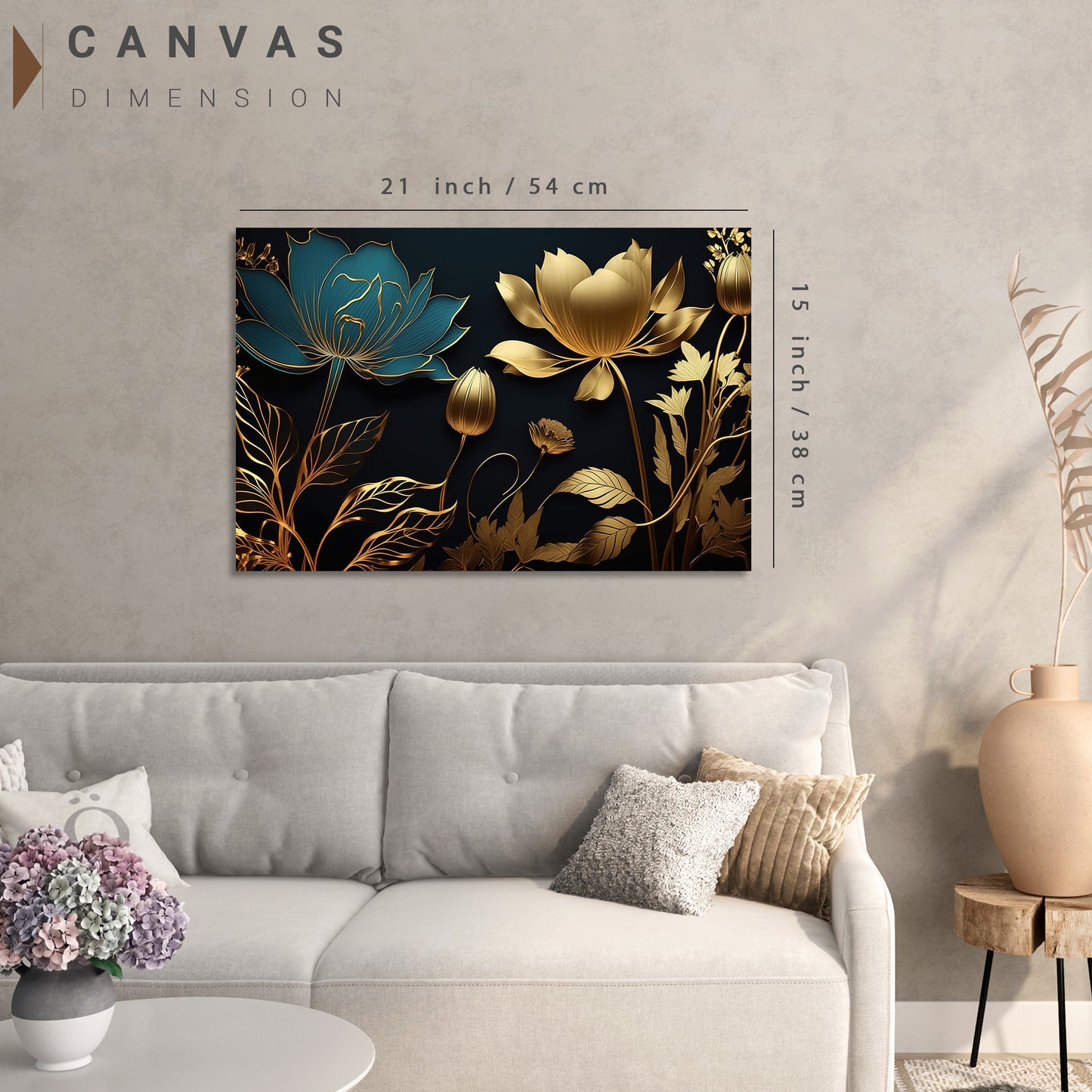 Modern Art Vibrant Canvas Painting for Home and Office Wall Decor - Abstract Art Canvas Paintings for Living Room Bedroom Decoration-Kotart