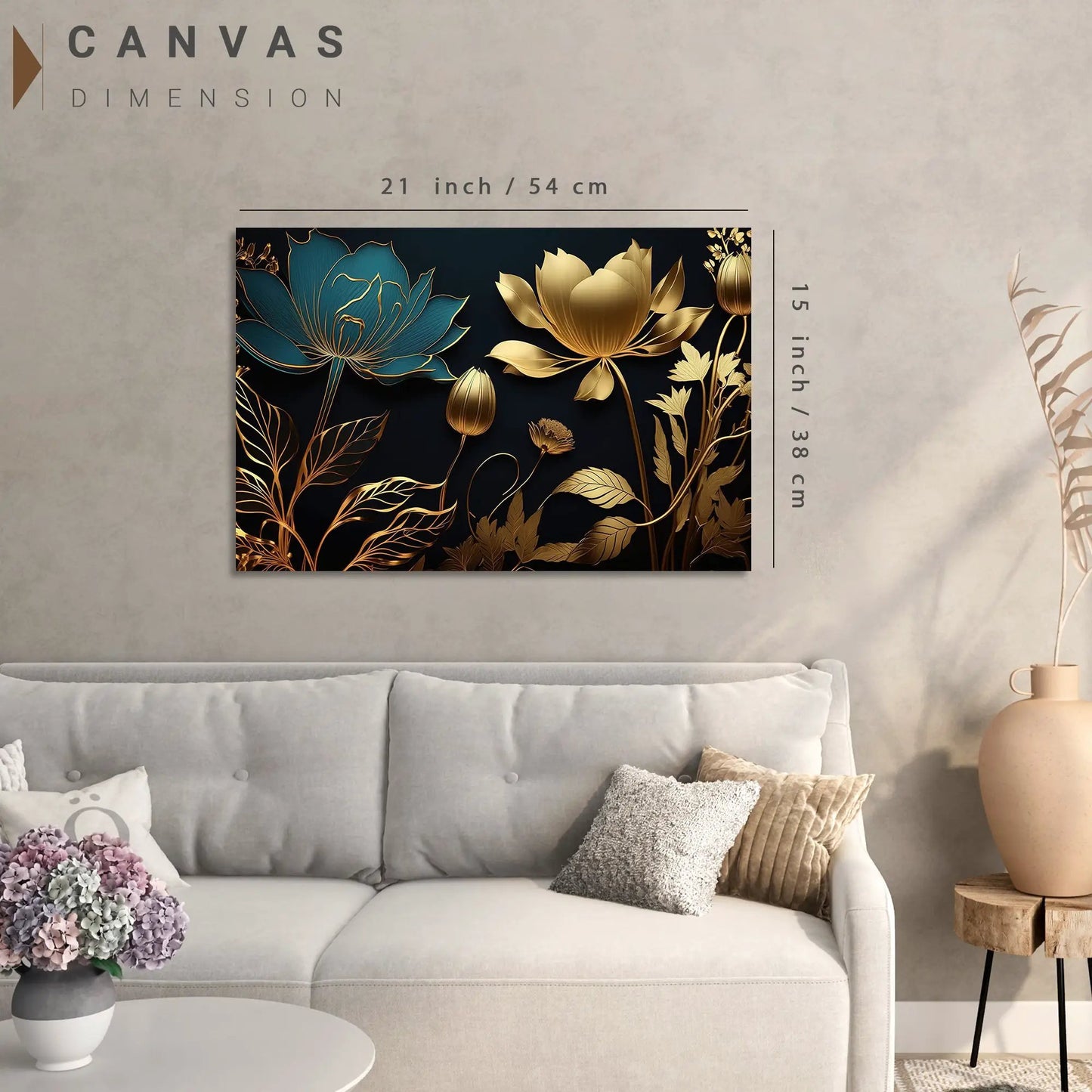 Modern Art Vibrant Canvas Painting for Home and Office Wall Decor - Abstract Art Canvas Paintings for Living Room Bedroom Decoration-Kotart