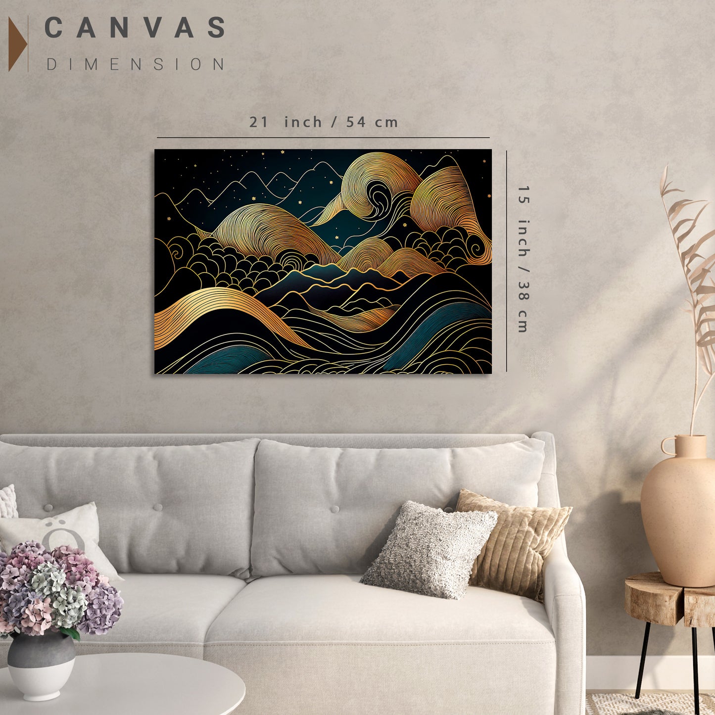 Abstract Floral Art Purple Canvas Paintings for Stylish Living Room Decor - Nature Inspired Leaf Canvas Painting-Kotart