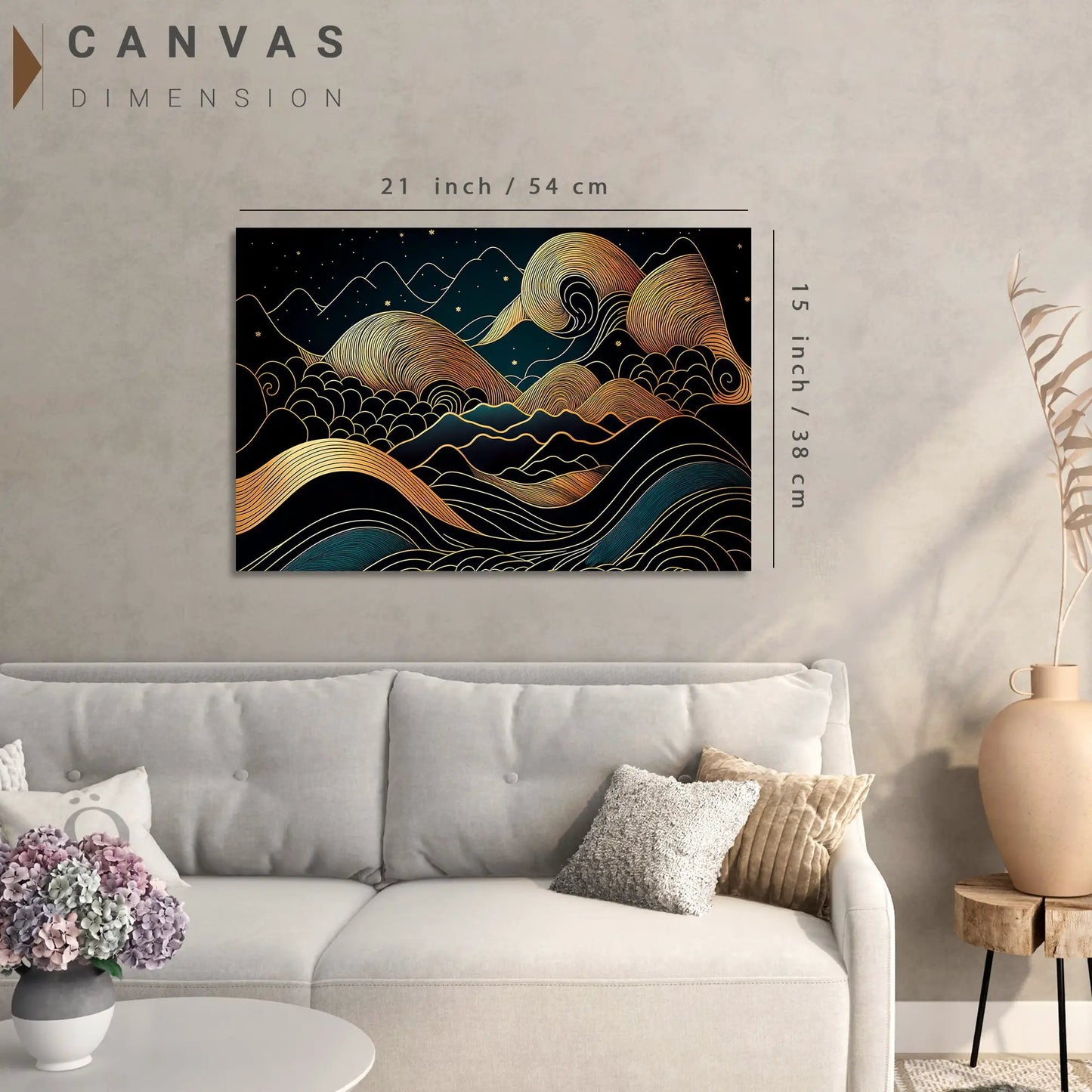 Abstract Floral Art Purple Canvas Paintings for Stylish Living Room Decor - Nature Inspired Leaf Canvas Painting-Kotart