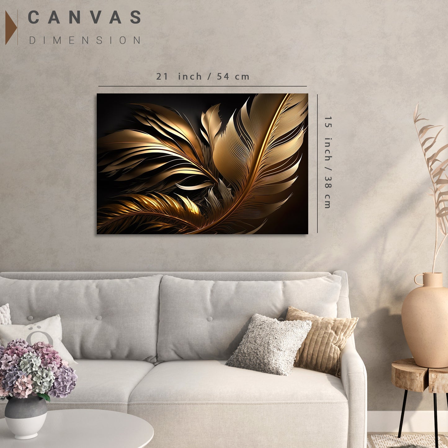 Abstract Floral Art Purple Canvas Paintings for Stylish Living Room Decor - Nature Inspired Leaf Canvas Painting-Kotart