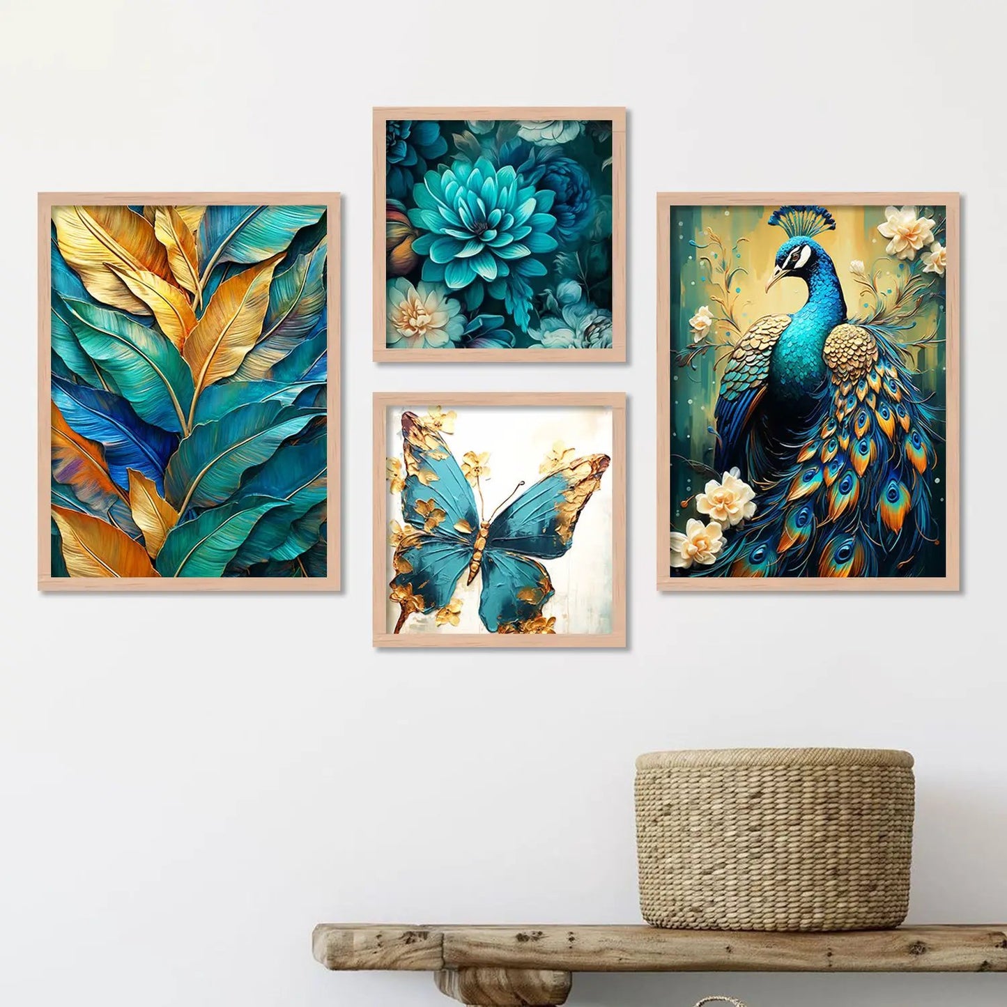 Painting for Living Room Bedroom Office - Pack of 4-Kotart