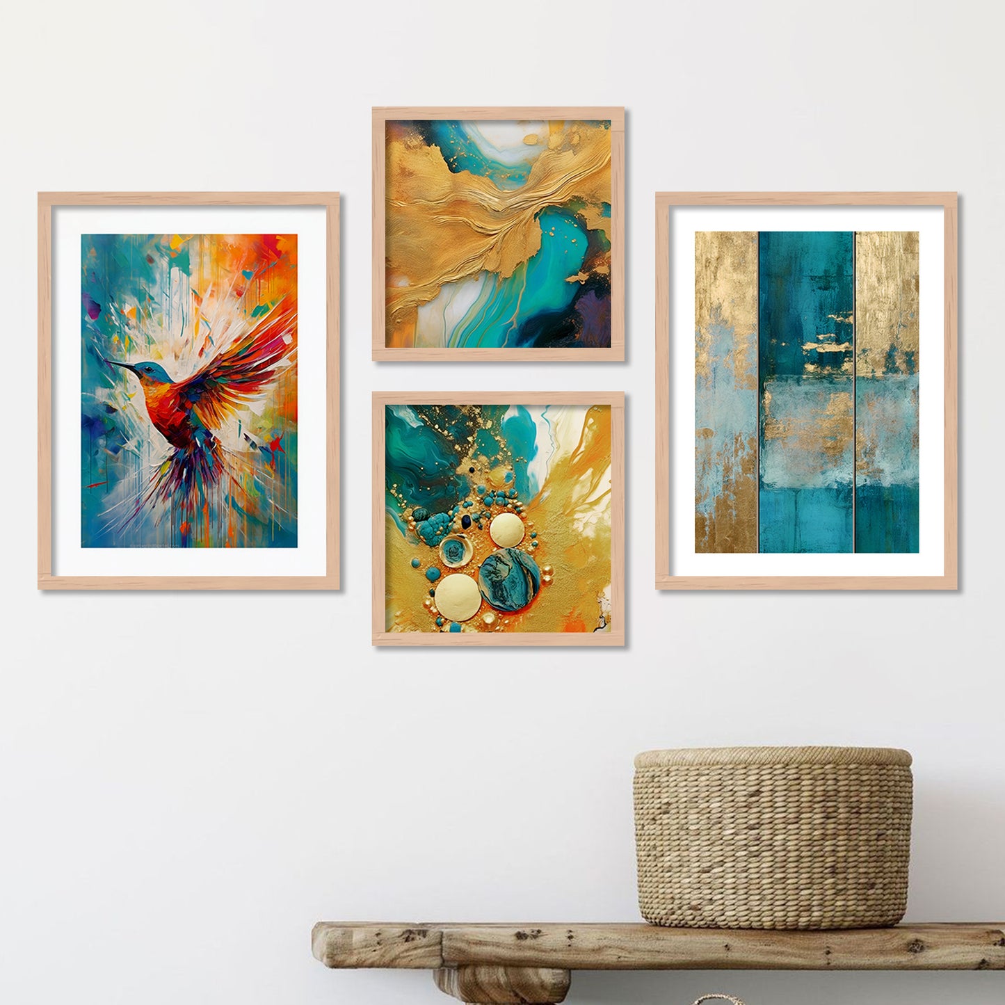 Beautiful Bird Art Painting for Home Wall Decoration-Kotart