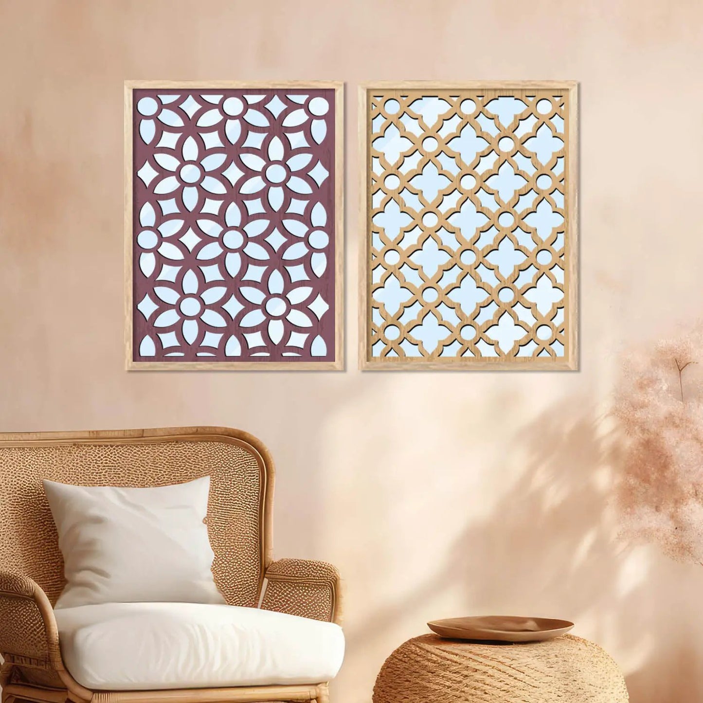Decorative Jharokha Wall Mirrors for Home and Office Wall Decor