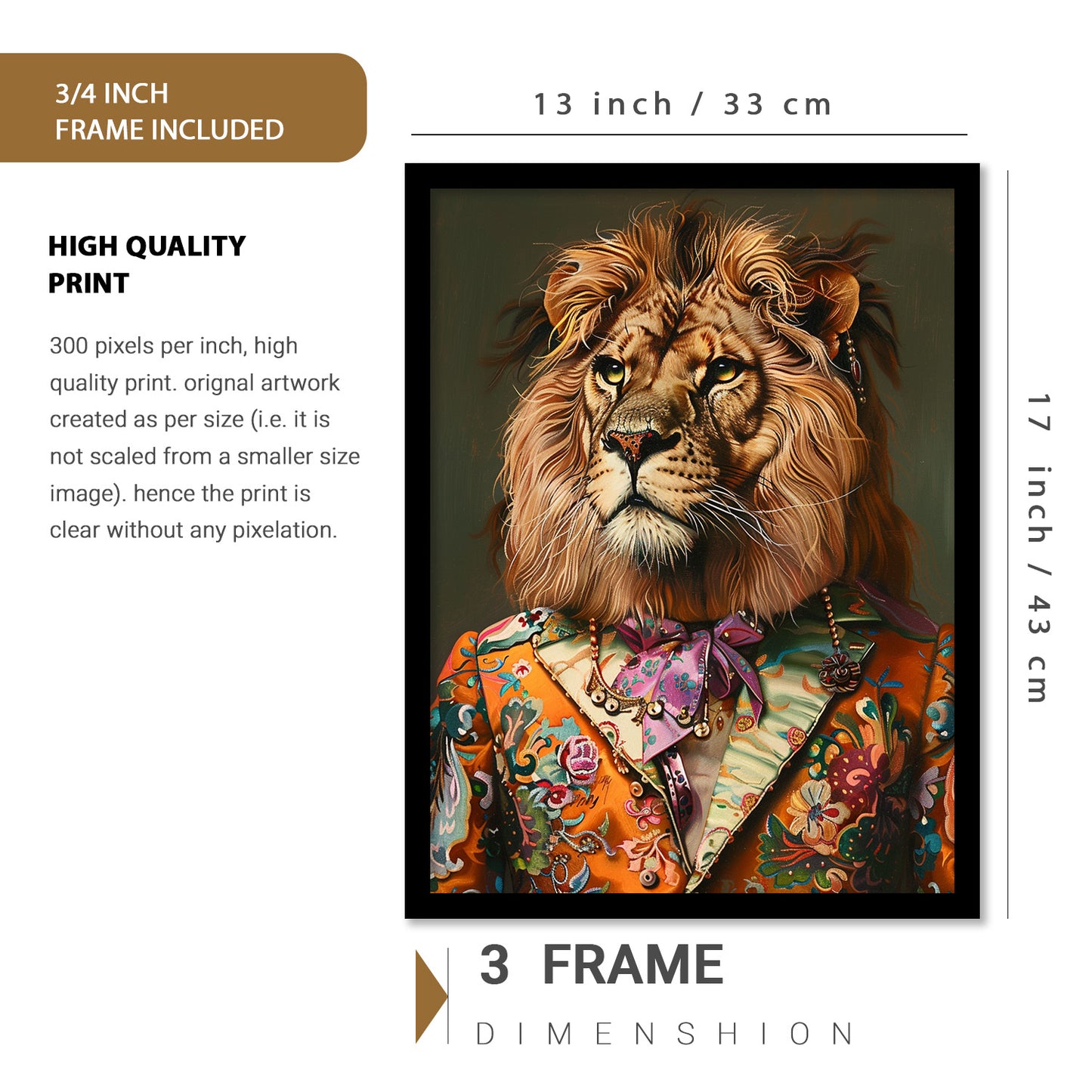 Modern Art Prints with Frame for Living Room Bedroom Home and Office Wall Decor Set of 6