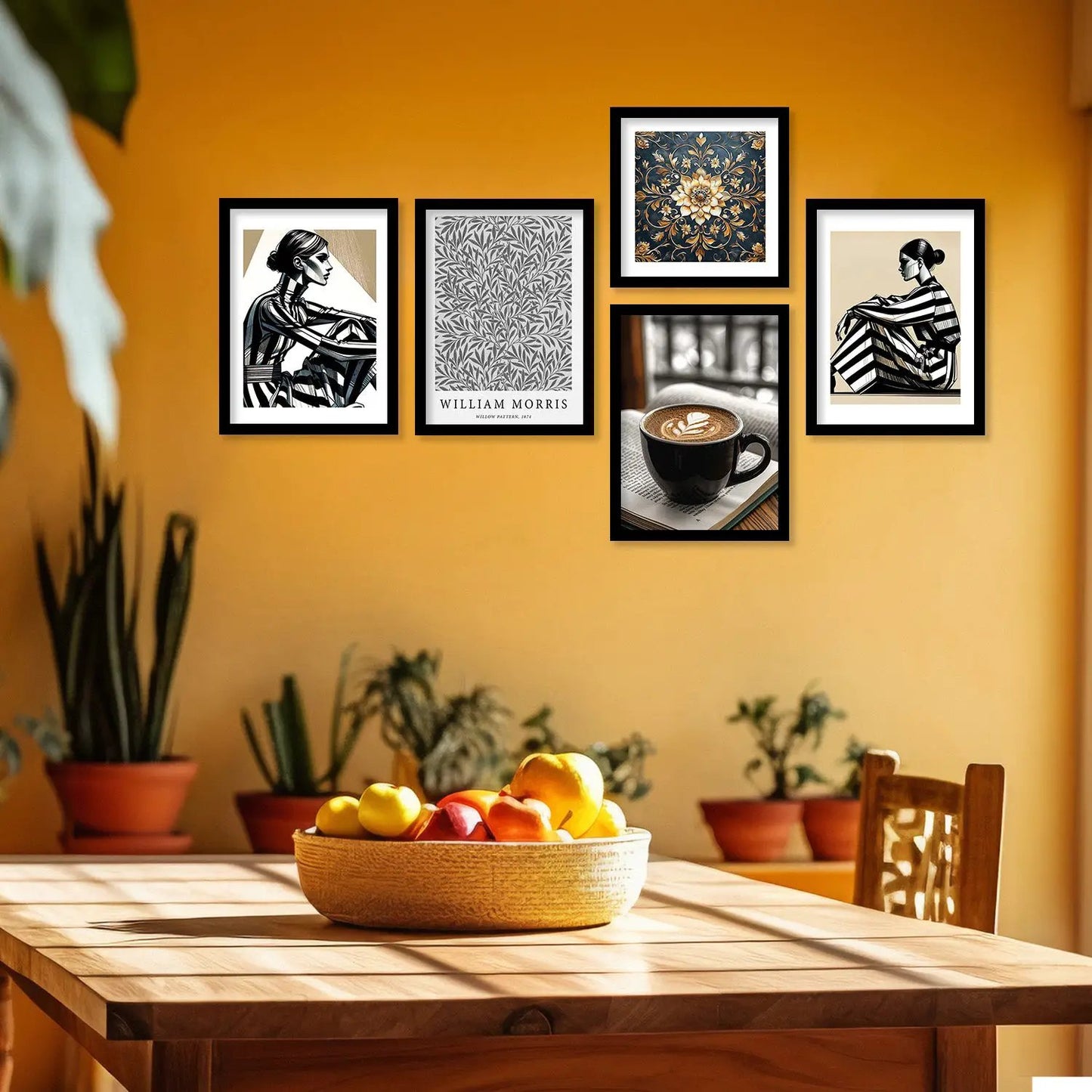 Mordern Art Wall Décor Framed Prints for Bedroom Living Room